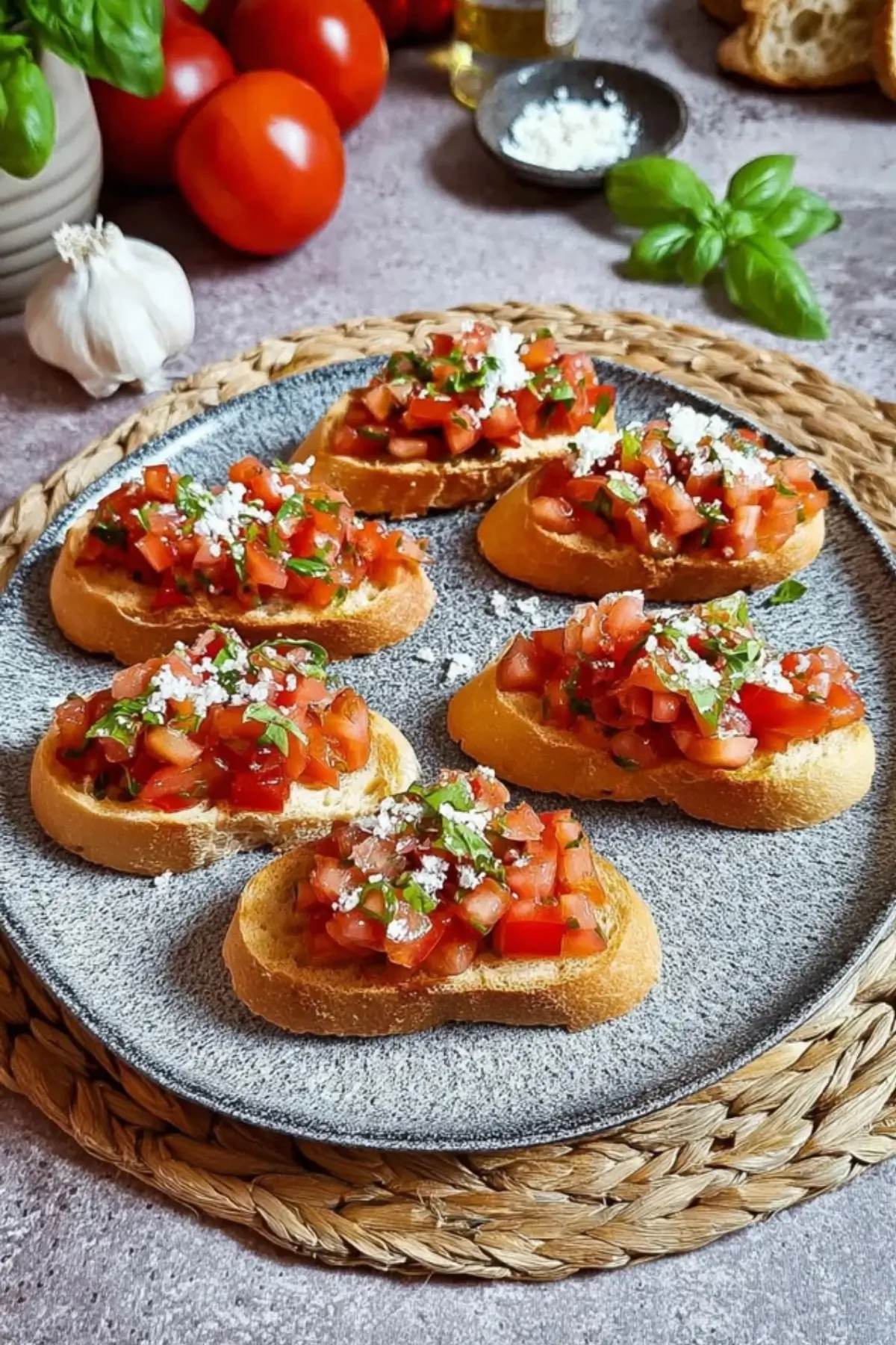 Bruschetta mit Tomaten und Knoblauchöl: Der Sommerklassiker auf deinem ... Bruschetta mit Tomaten und Knoblauchöl: Der Sommerklassiker auf deinem ...