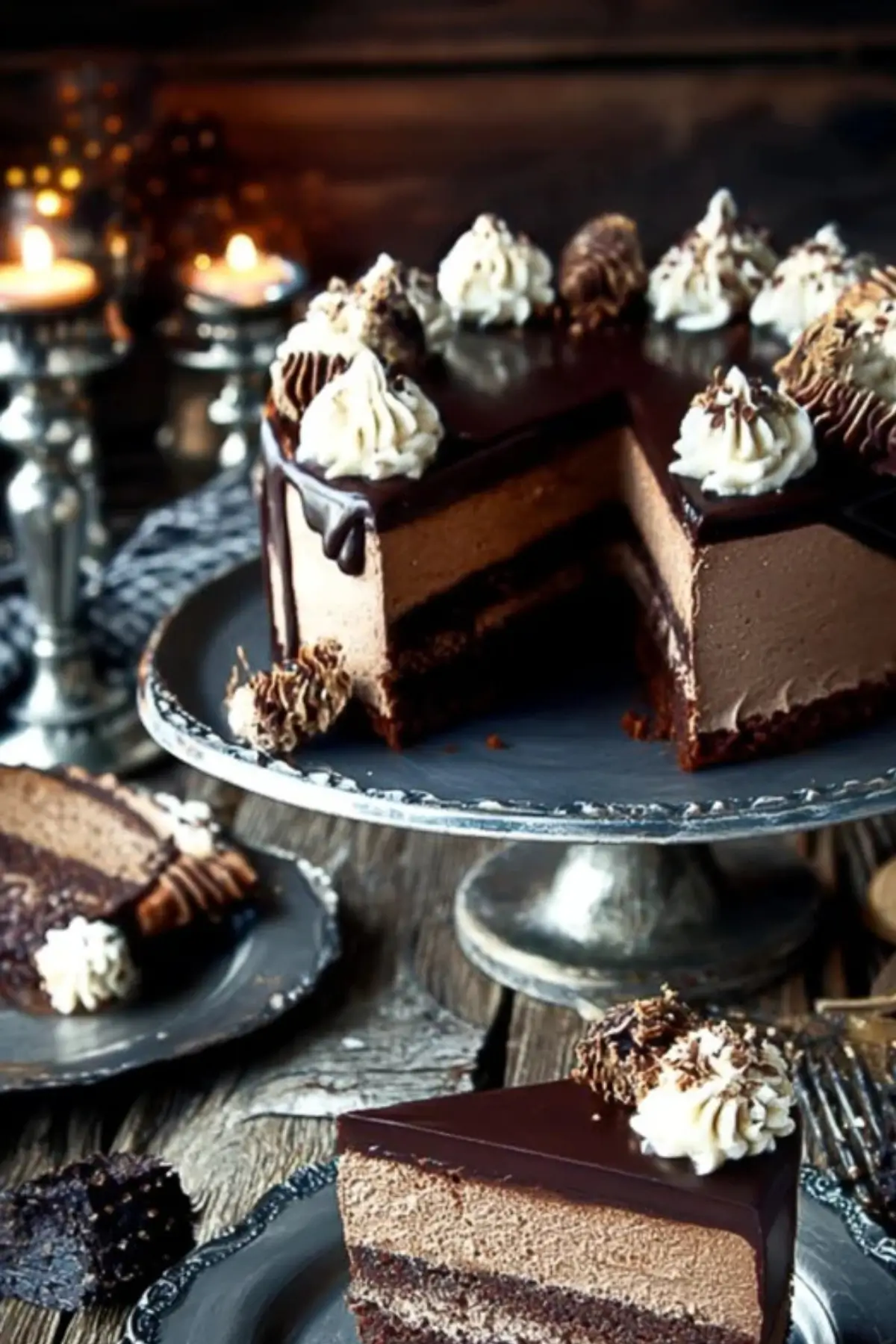 Cremige Schoko Lebkuchentorte, zergeht auf der Zunge