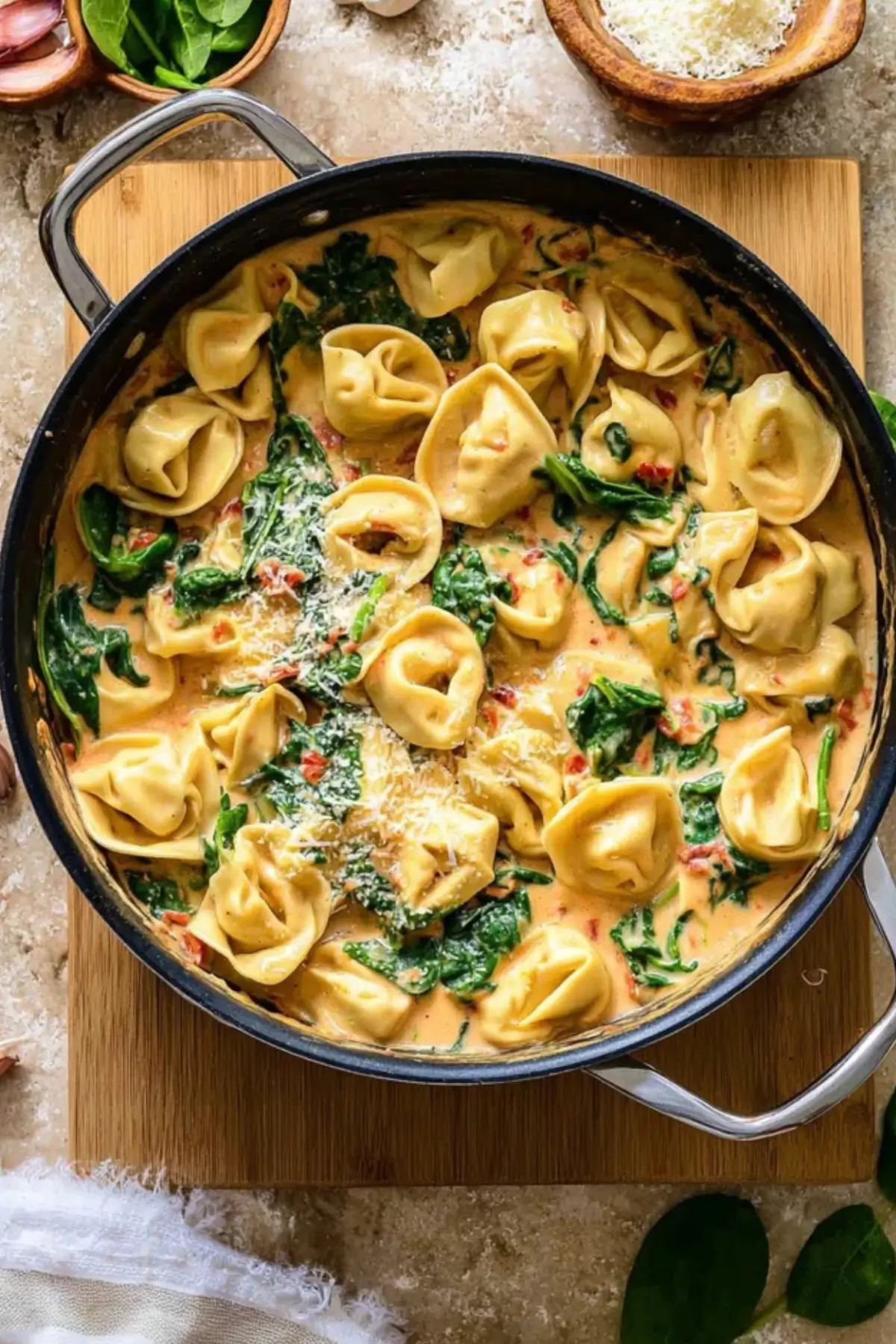 Cremige Tortellini Pfanne