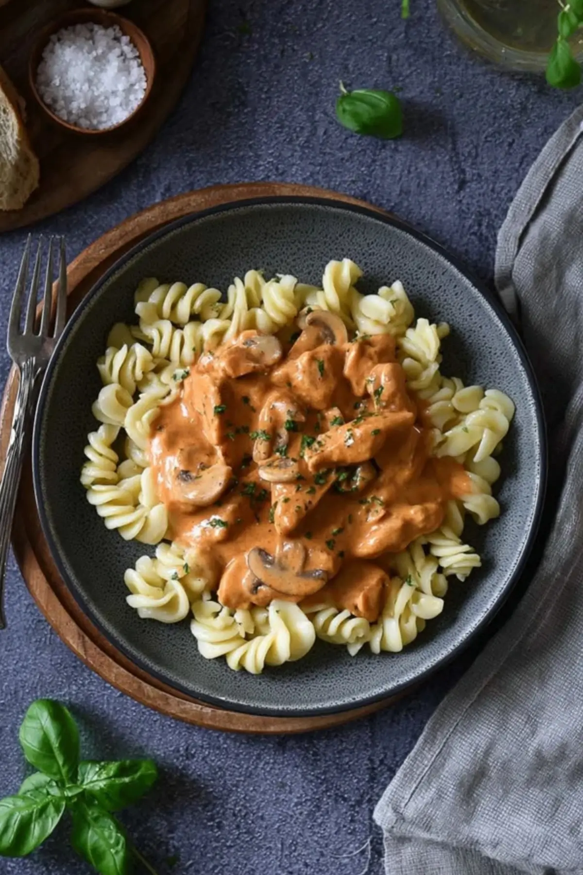 Geschnetzeltes in cremiger Schmandsoße