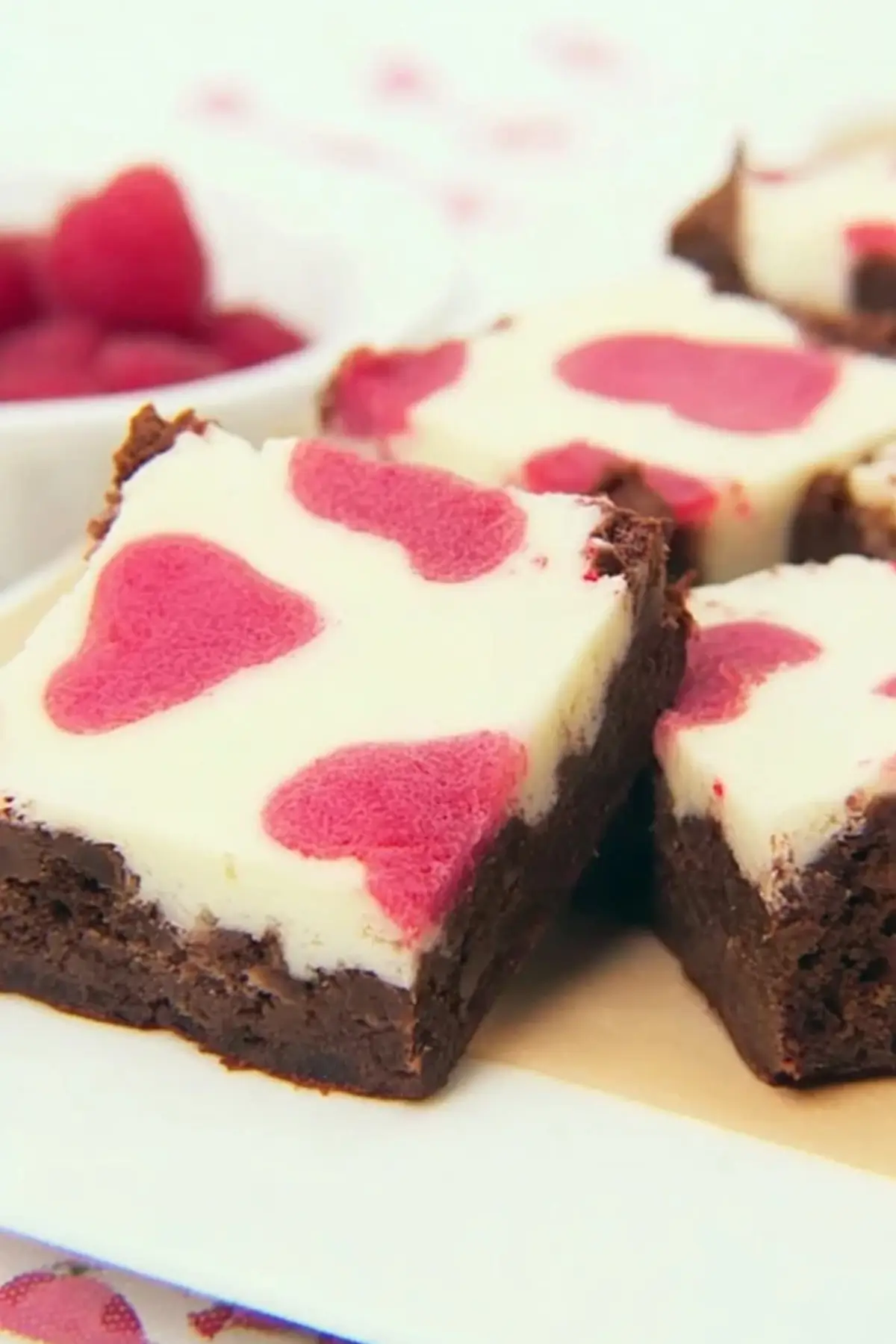 Himbeer Cheesecake Brownies