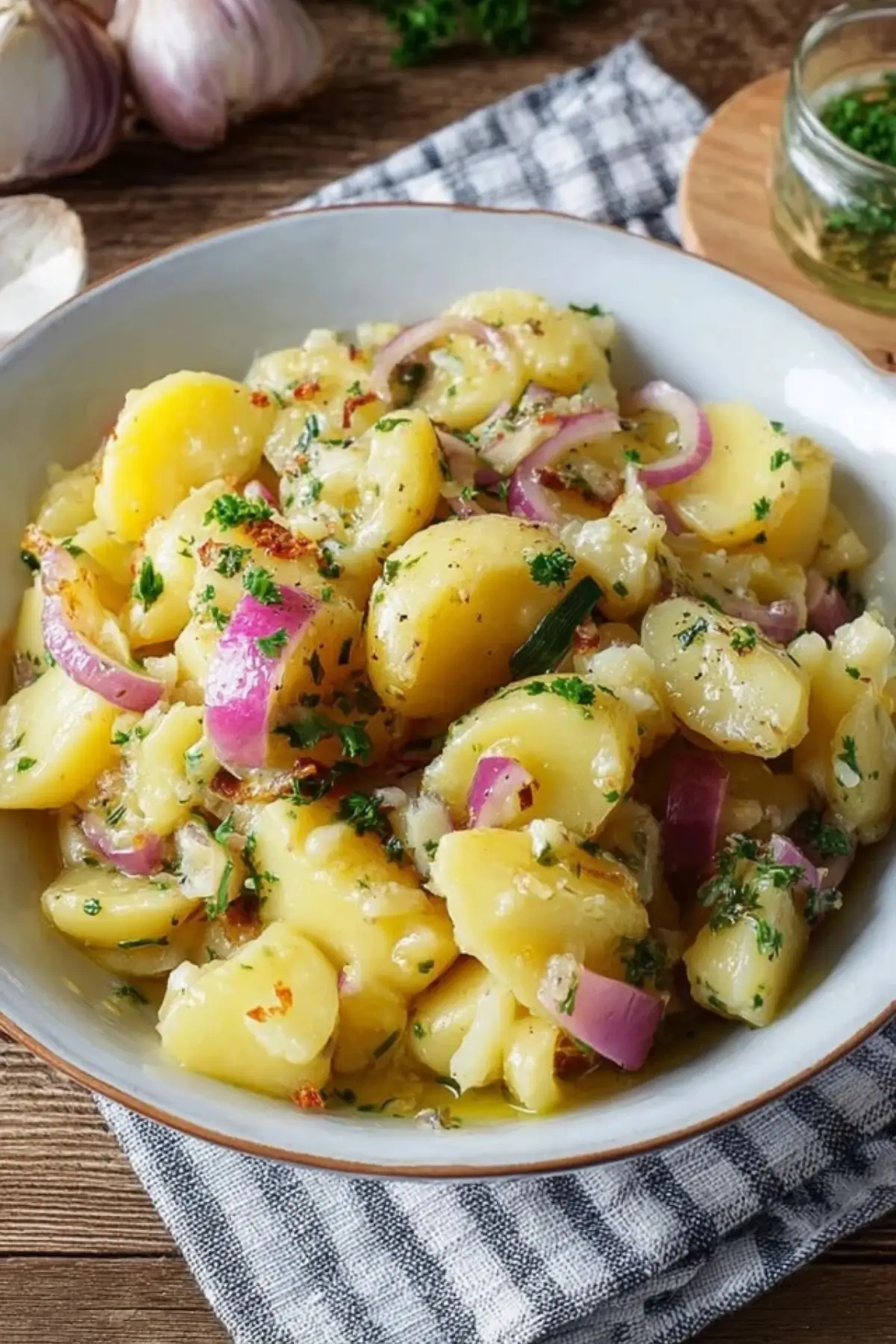 Kartoffelsalat mit Essig und Öl – Bestes Rezept - Muma’s Kitchen