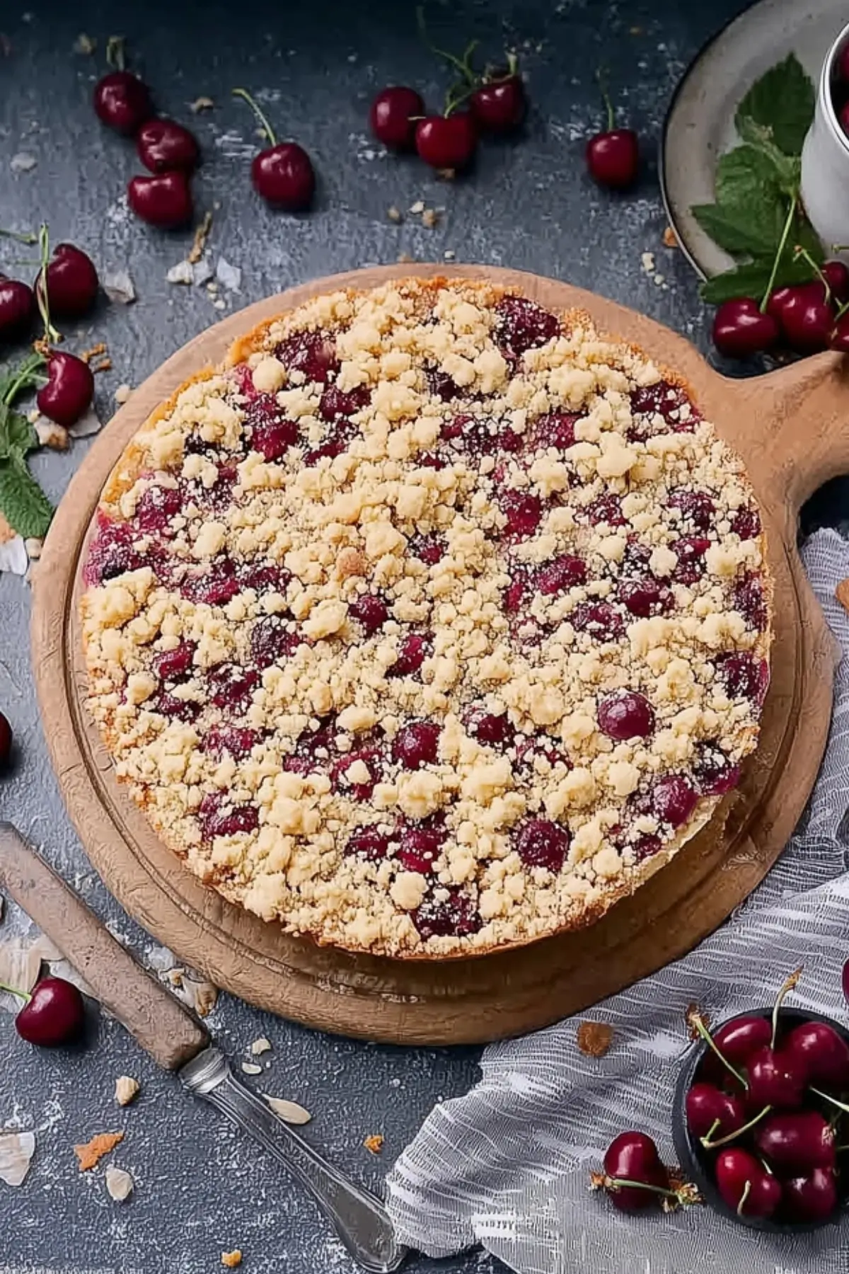 Kirschkuchen mit Streusel