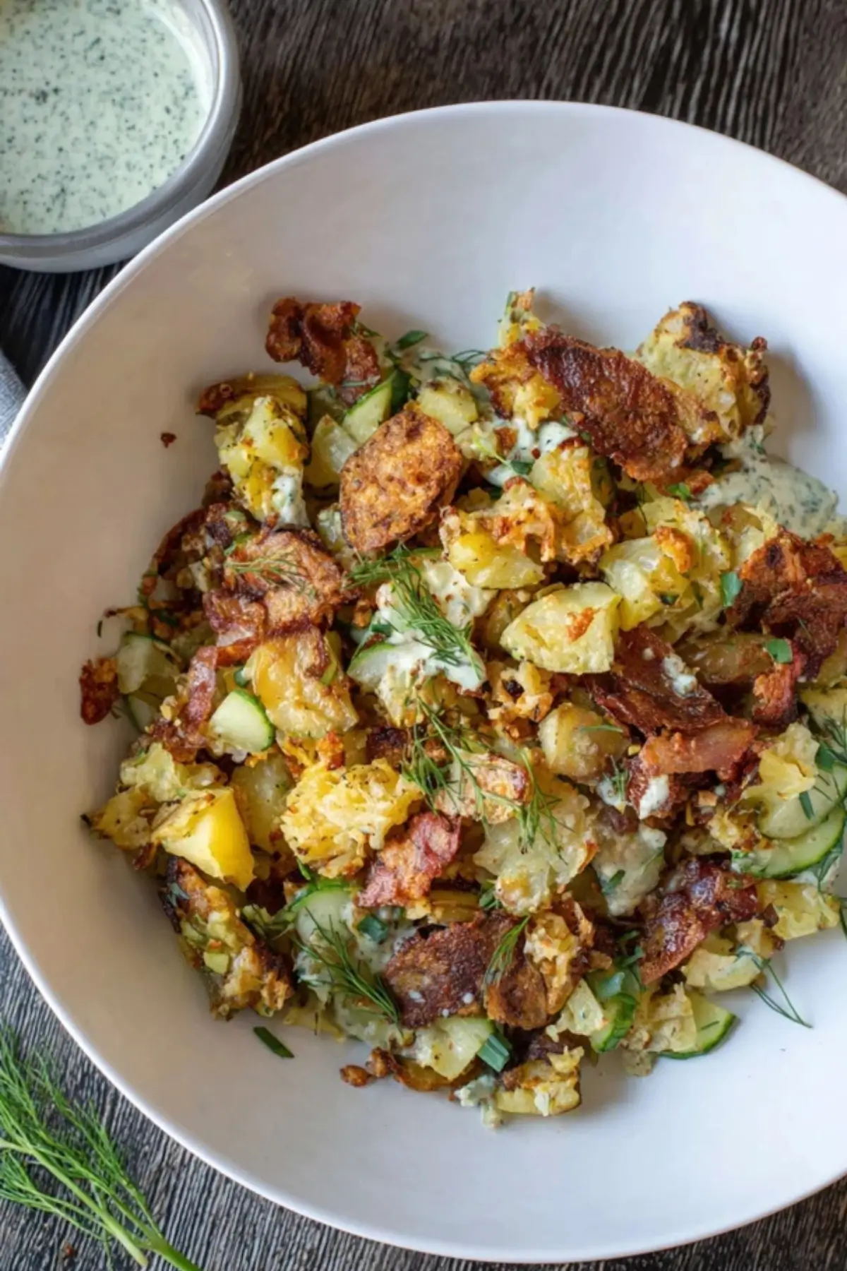 Knuspriger Kartoffelsalat