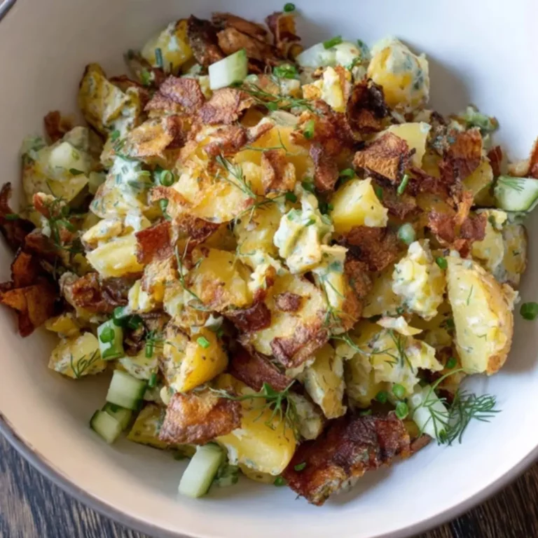 Knuspriger Kartoffelsalat