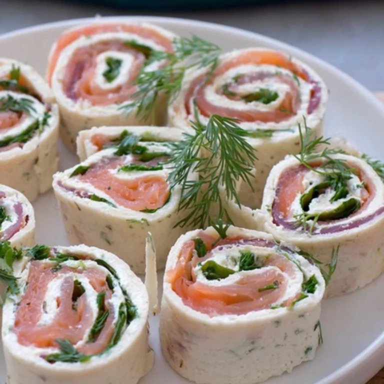 Lachs Frischkäse Röllchen