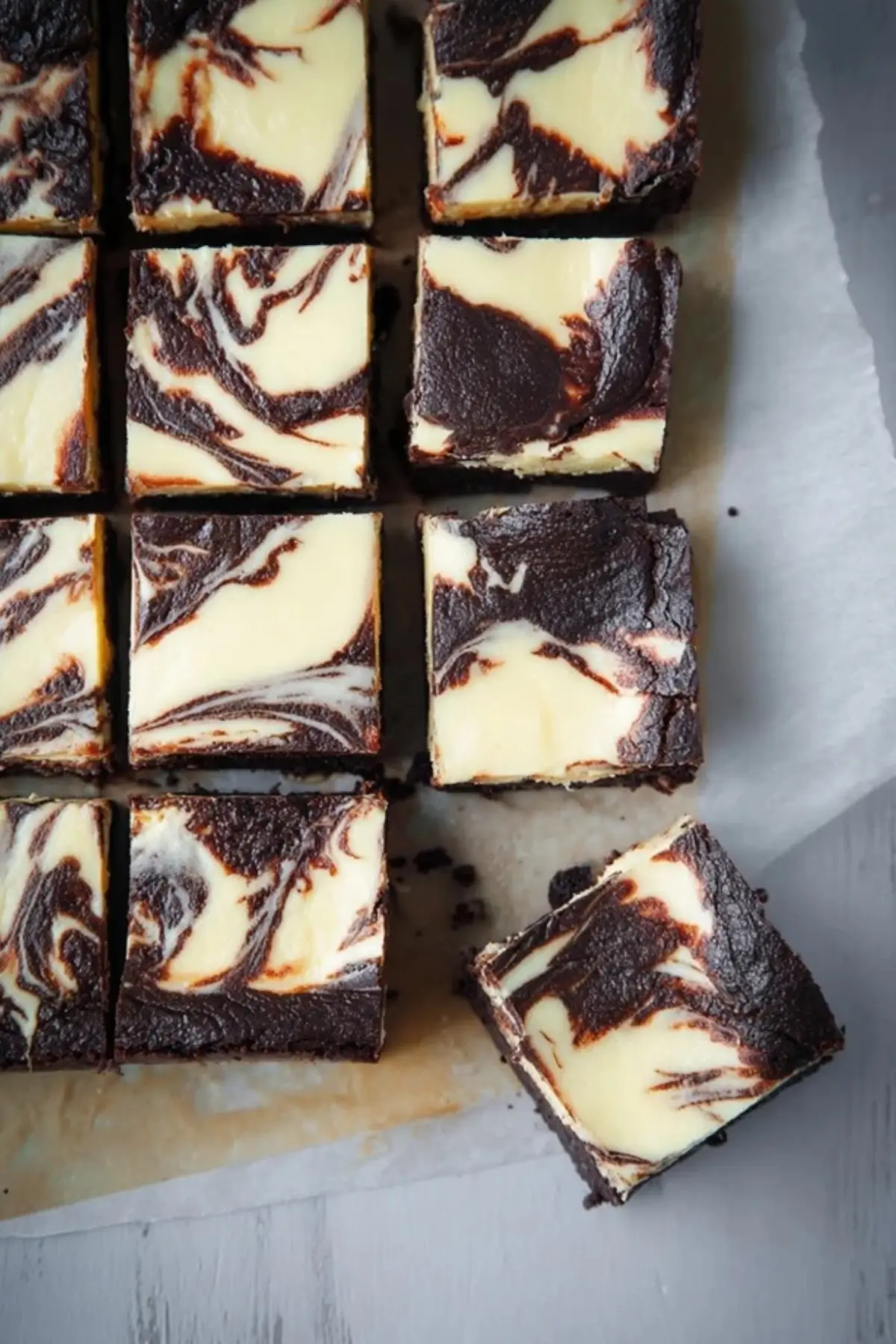 Saftige Cheesecake Brownies