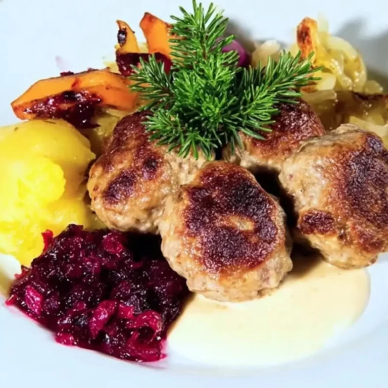 Weihnachtliche Hackfleischbällchen