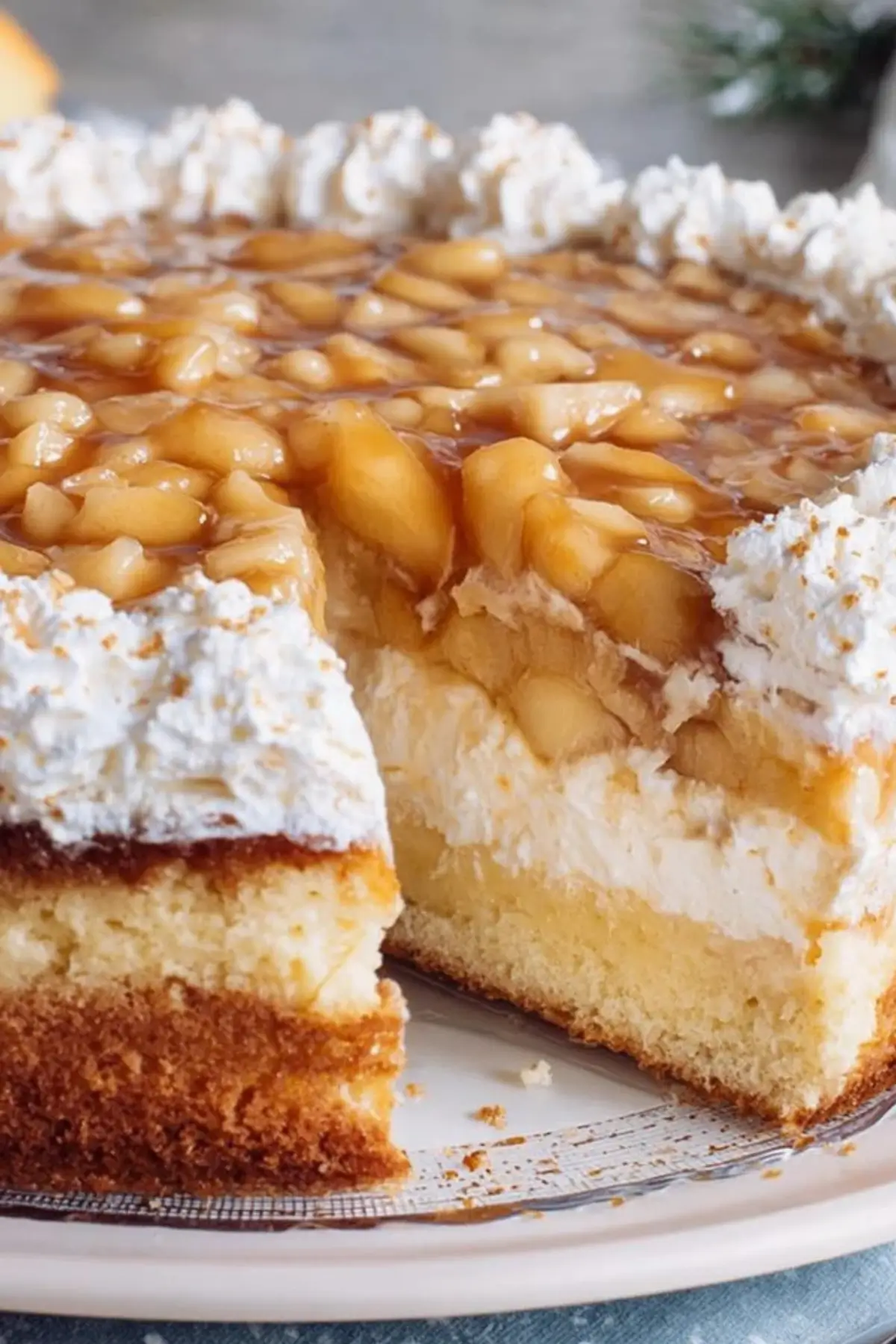 Winterapfeltorte mit Schmandcreme