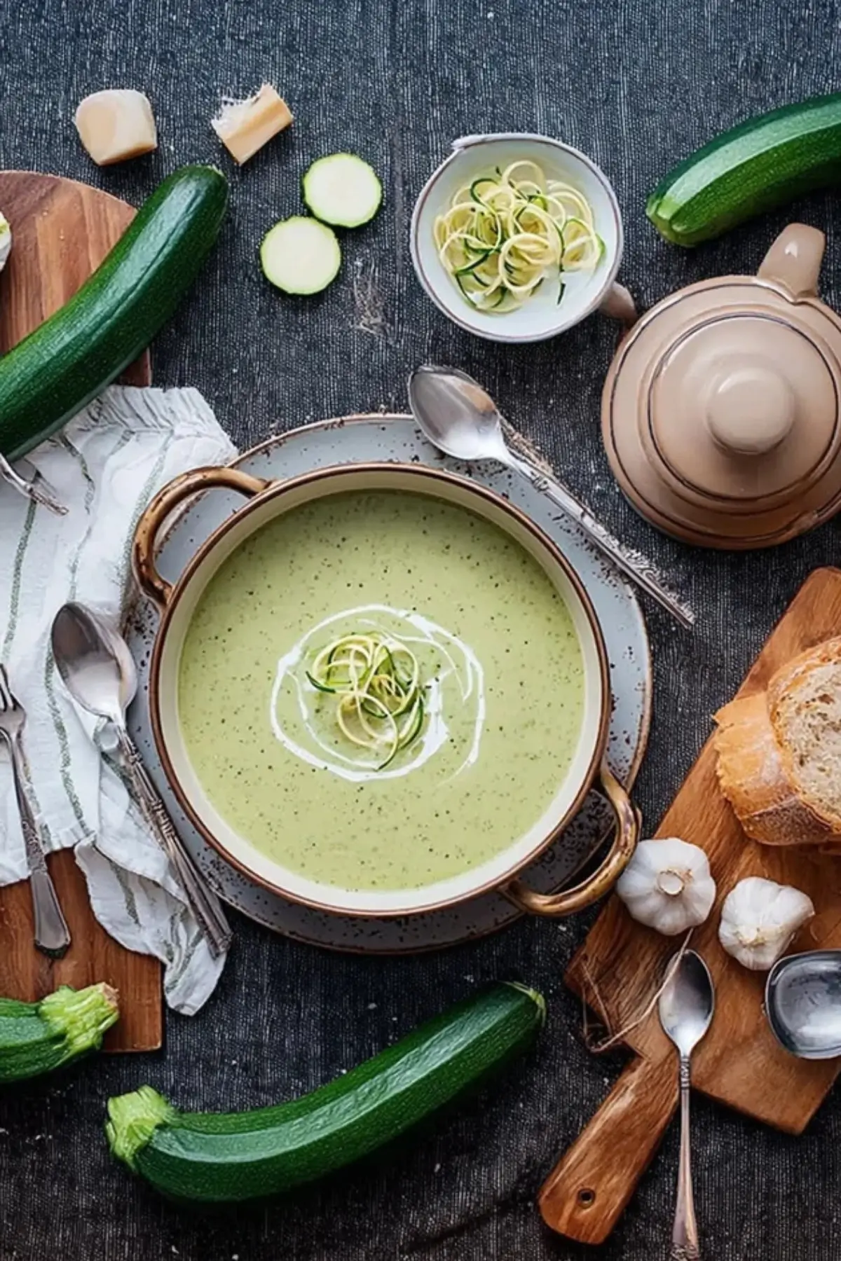 Zucchinisuppe – Cremiges Rezept mit Parmesan und Mascarpone - Muma’s ... Zucchinisuppe – Cremiges Rezept mit Parmesan und Mascarpone - Muma’s ...