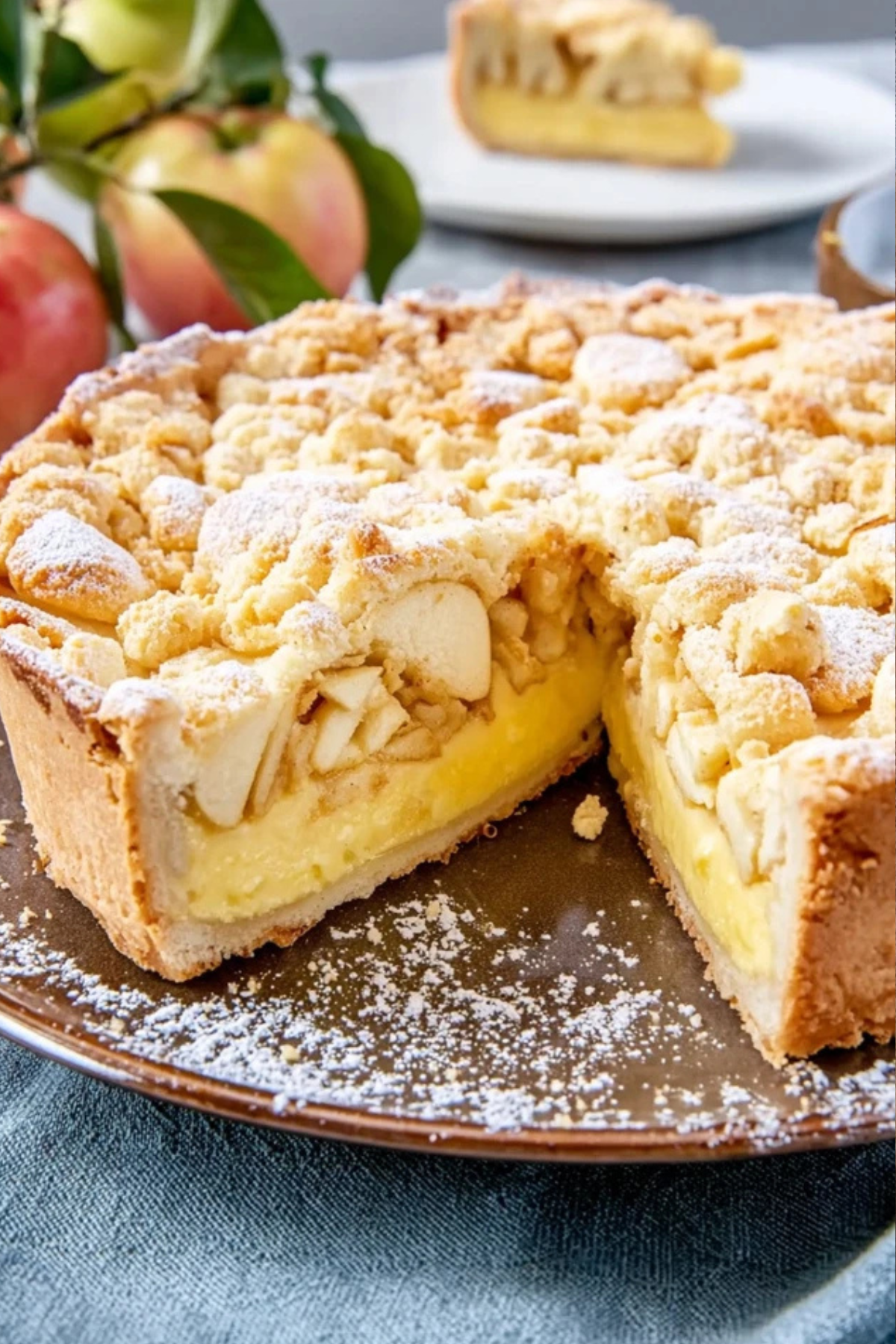 Saftiger Apfelkuchen mit Pudding – Omas bestes Rezept - Muma’s Kitchen