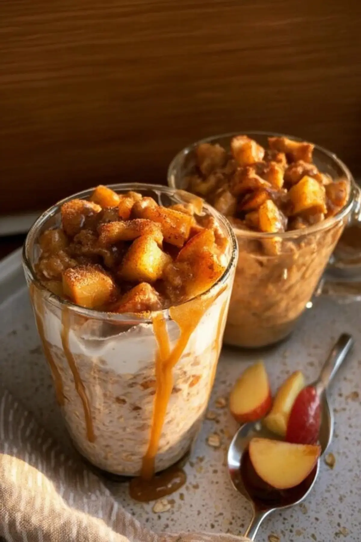 Apple Pie Overnight Oats