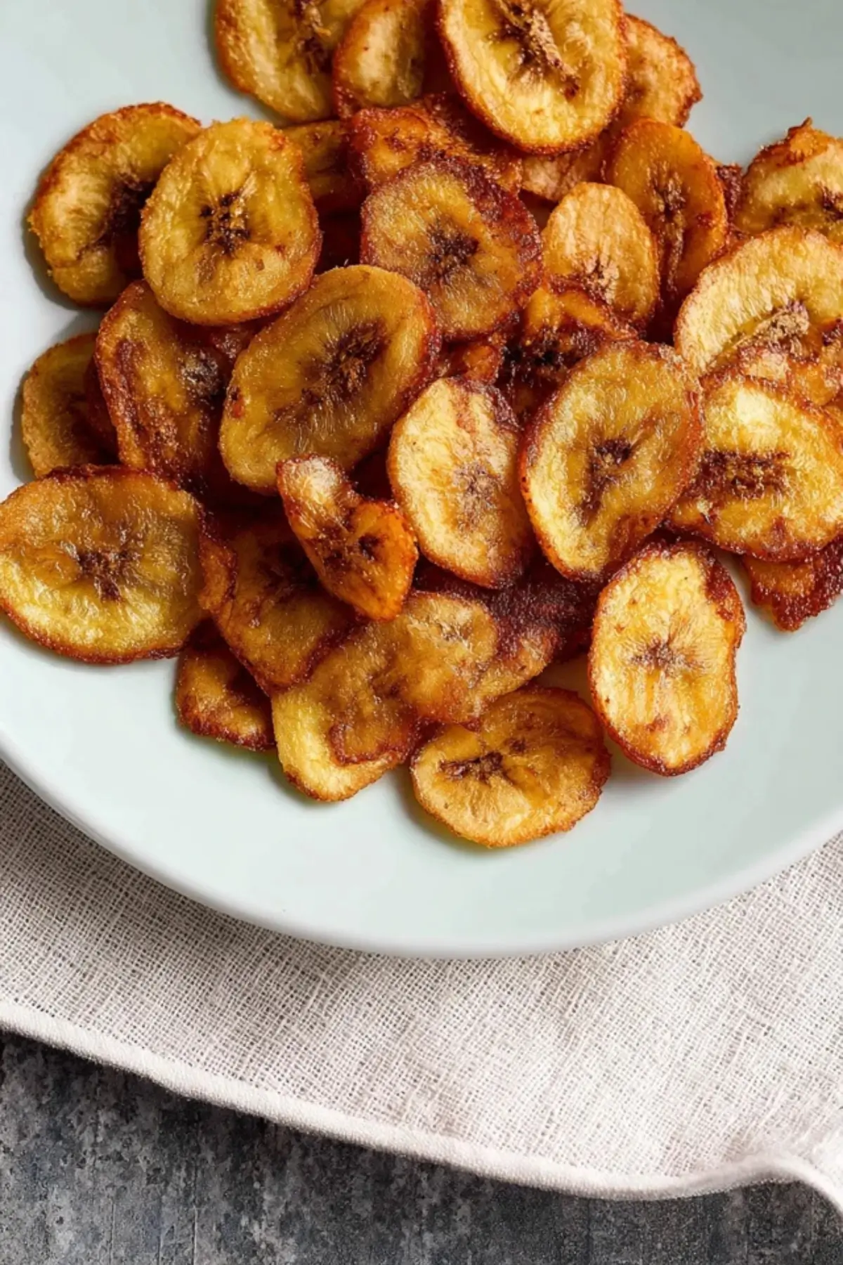 Bananenchips aus der Heißluftfritteuse
