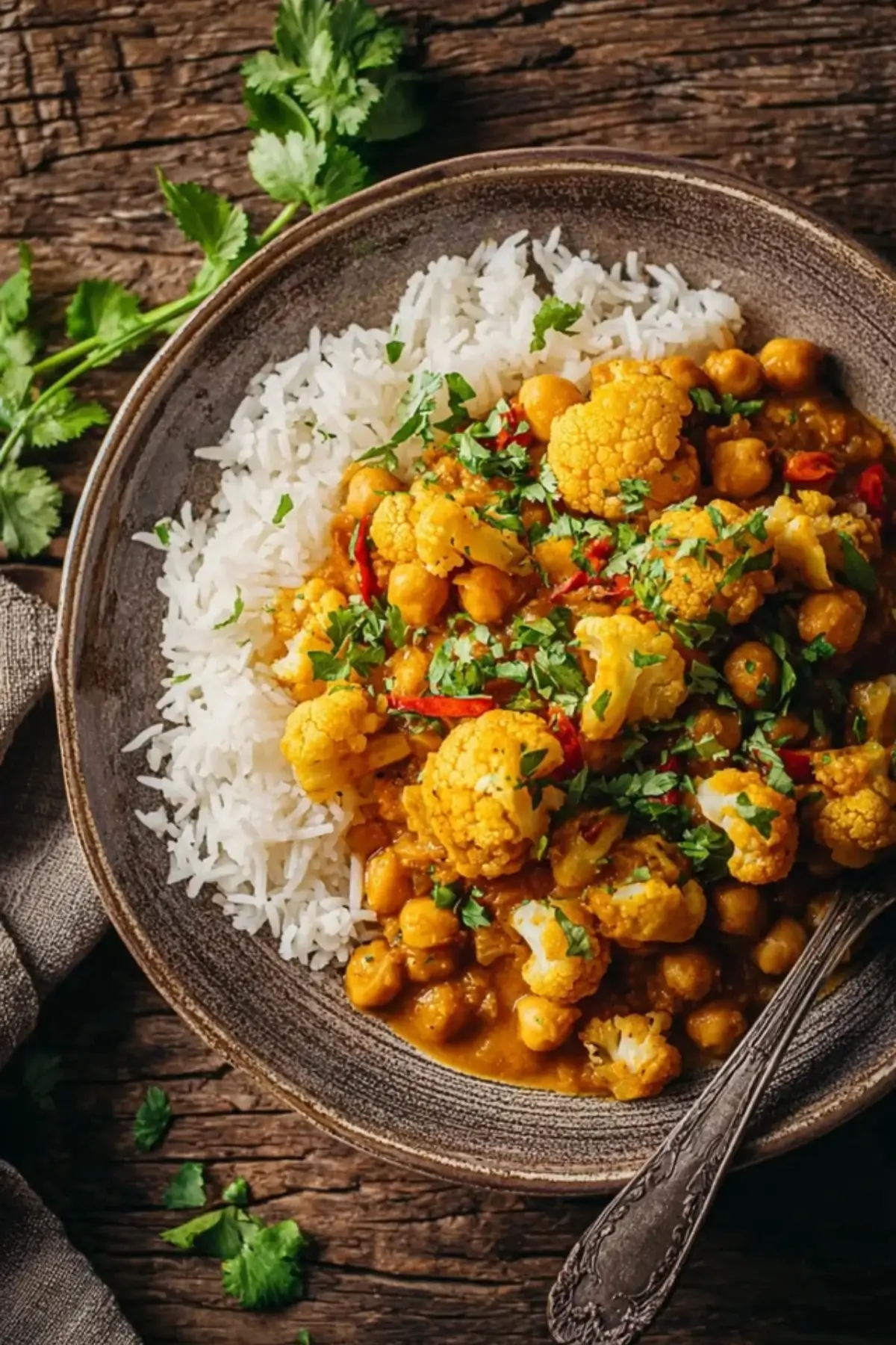 Blumenkohl Kichererbsen Curry
