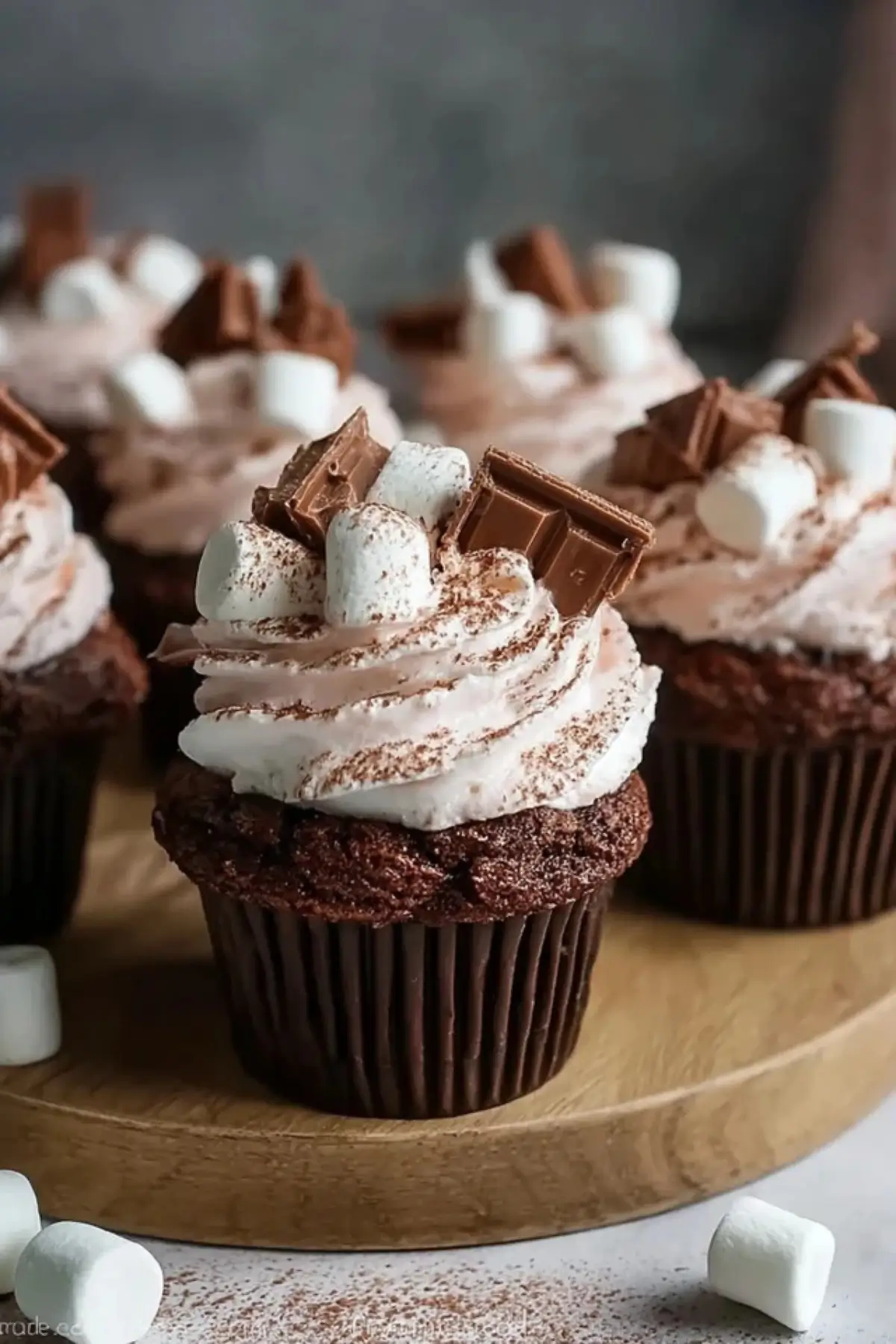 Heiße Schokolade Cupcakes