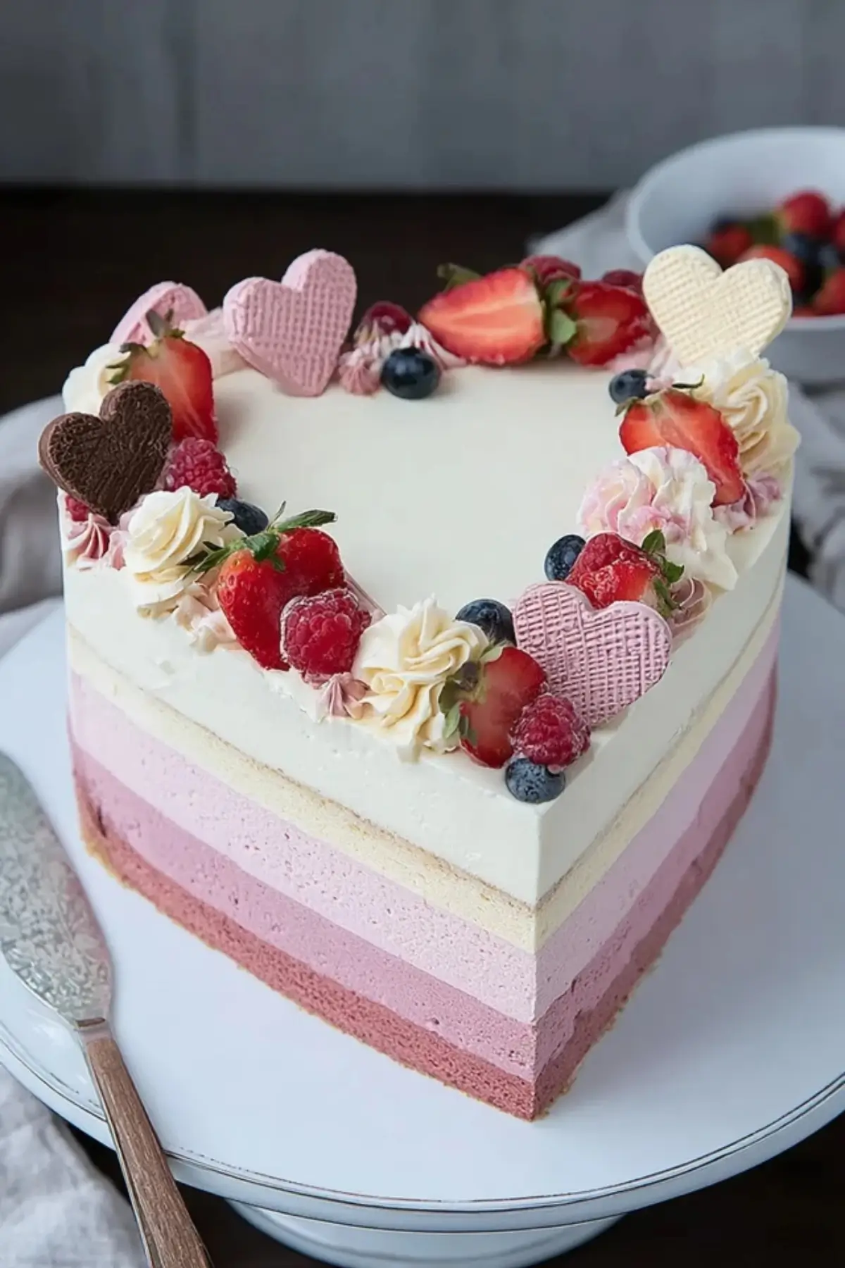 Herztorte ohne Form
