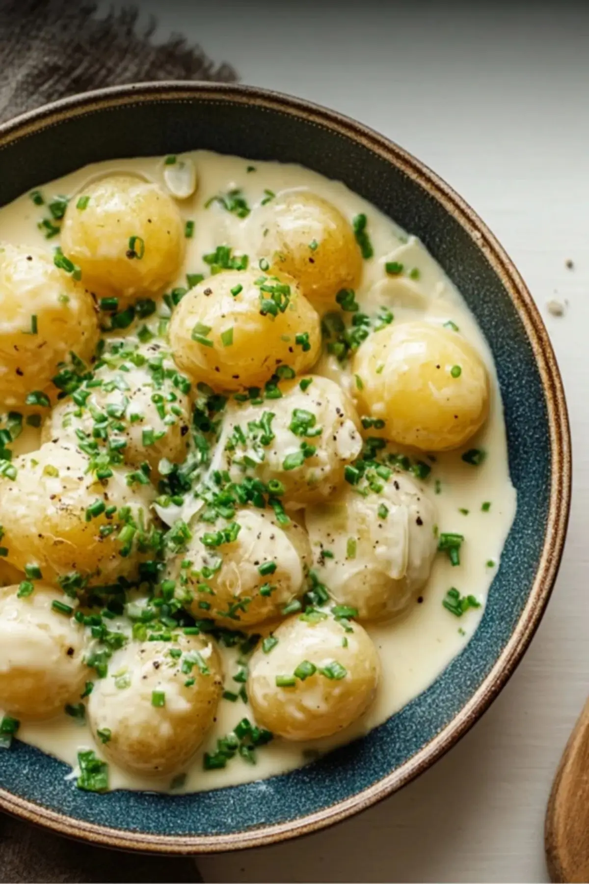 Kartoffeln in Knoblauchsoße