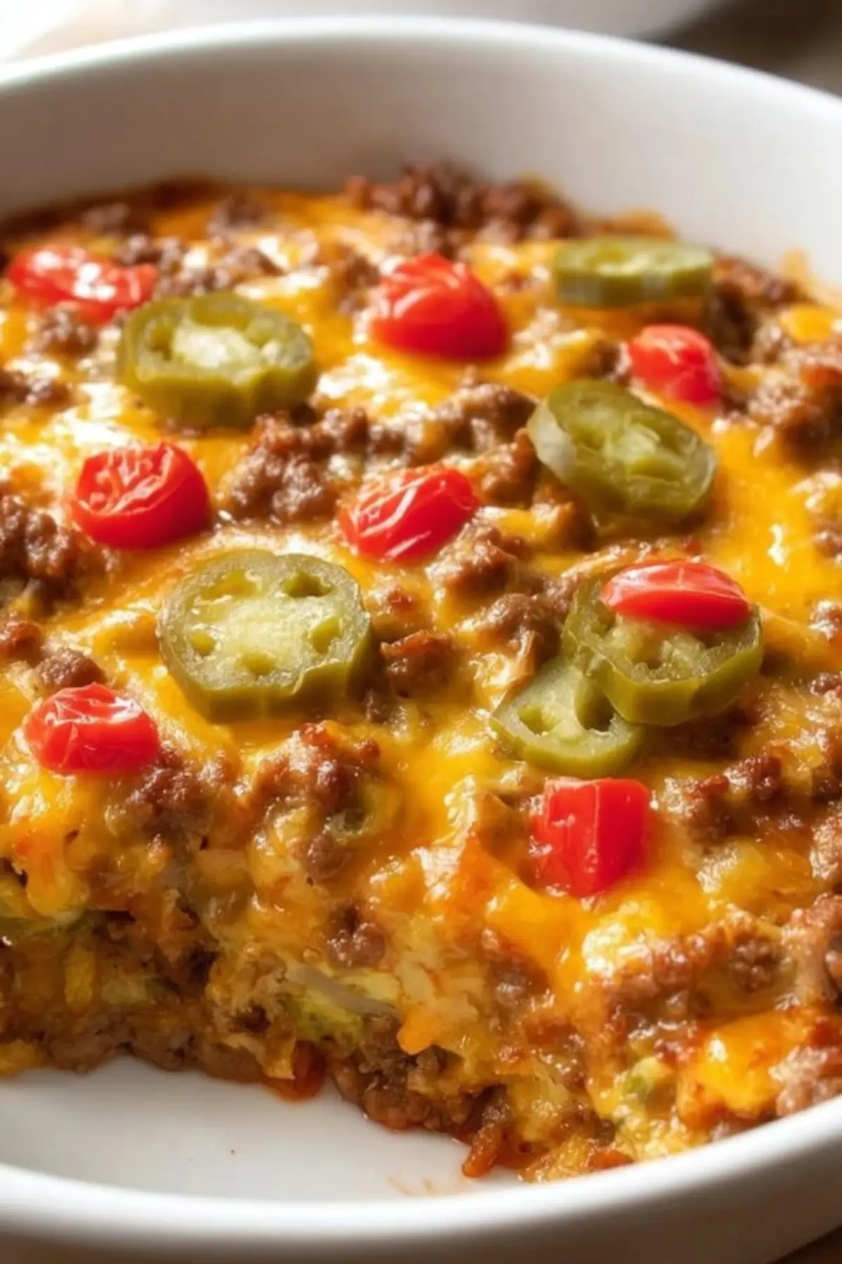 Keto Cheeseburger Auflauf