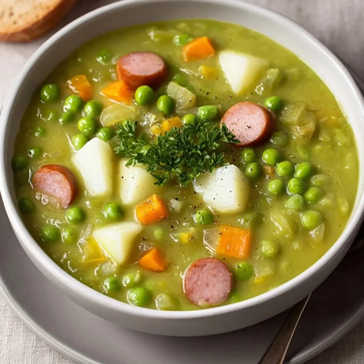 Klassische Erbsensuppe – Herzhaftes Rezept wie bei Oma - Muma’s Kitchen
