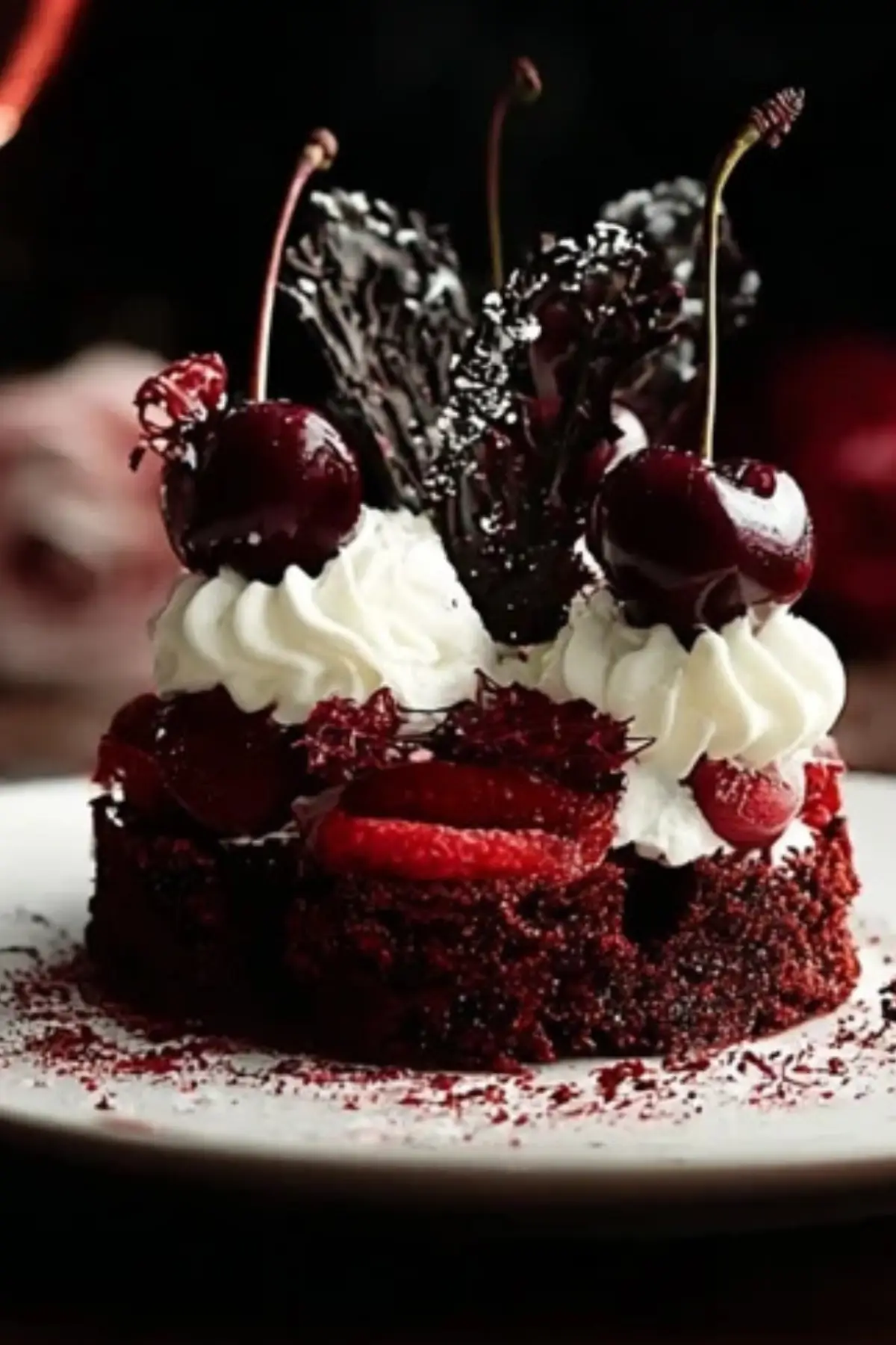 Mini Schwarzwälder Kirsch Törtchen