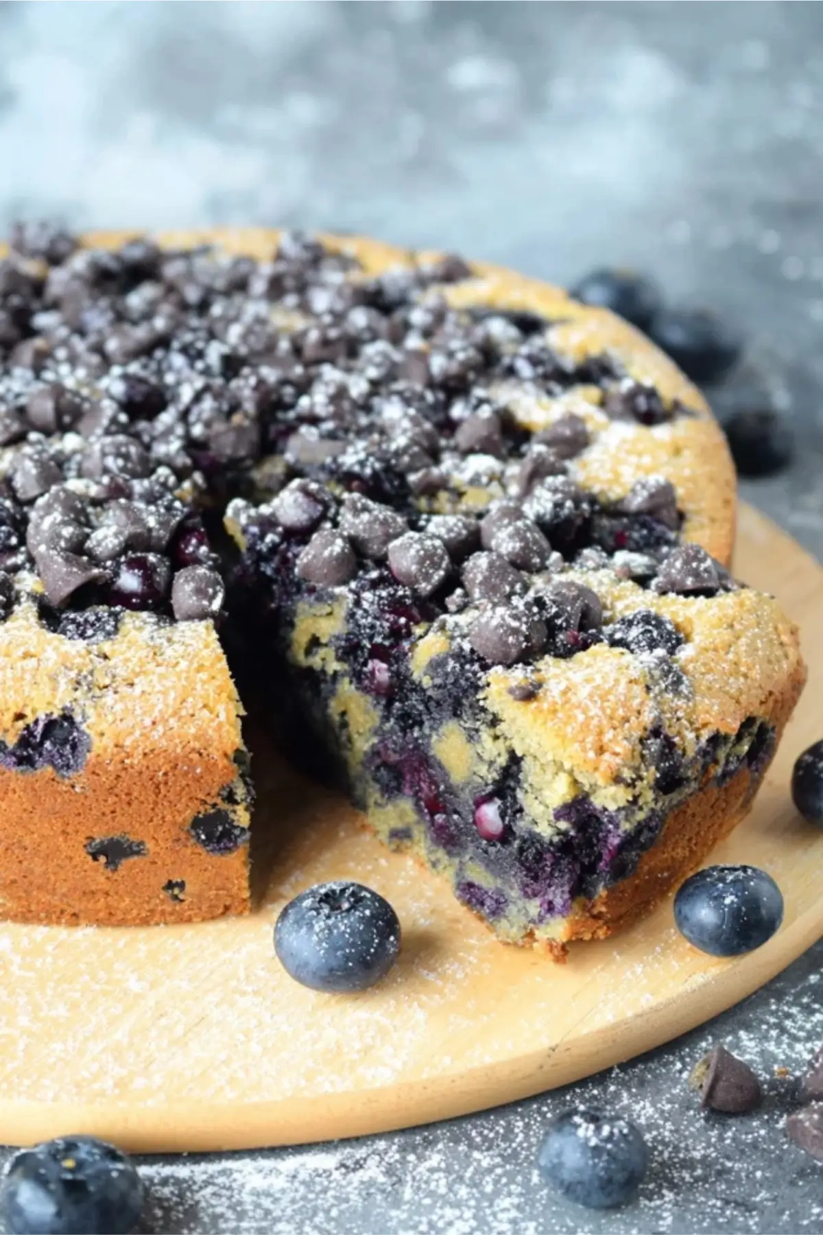 Ricetta torta mirtilli e gocce di cioccolato