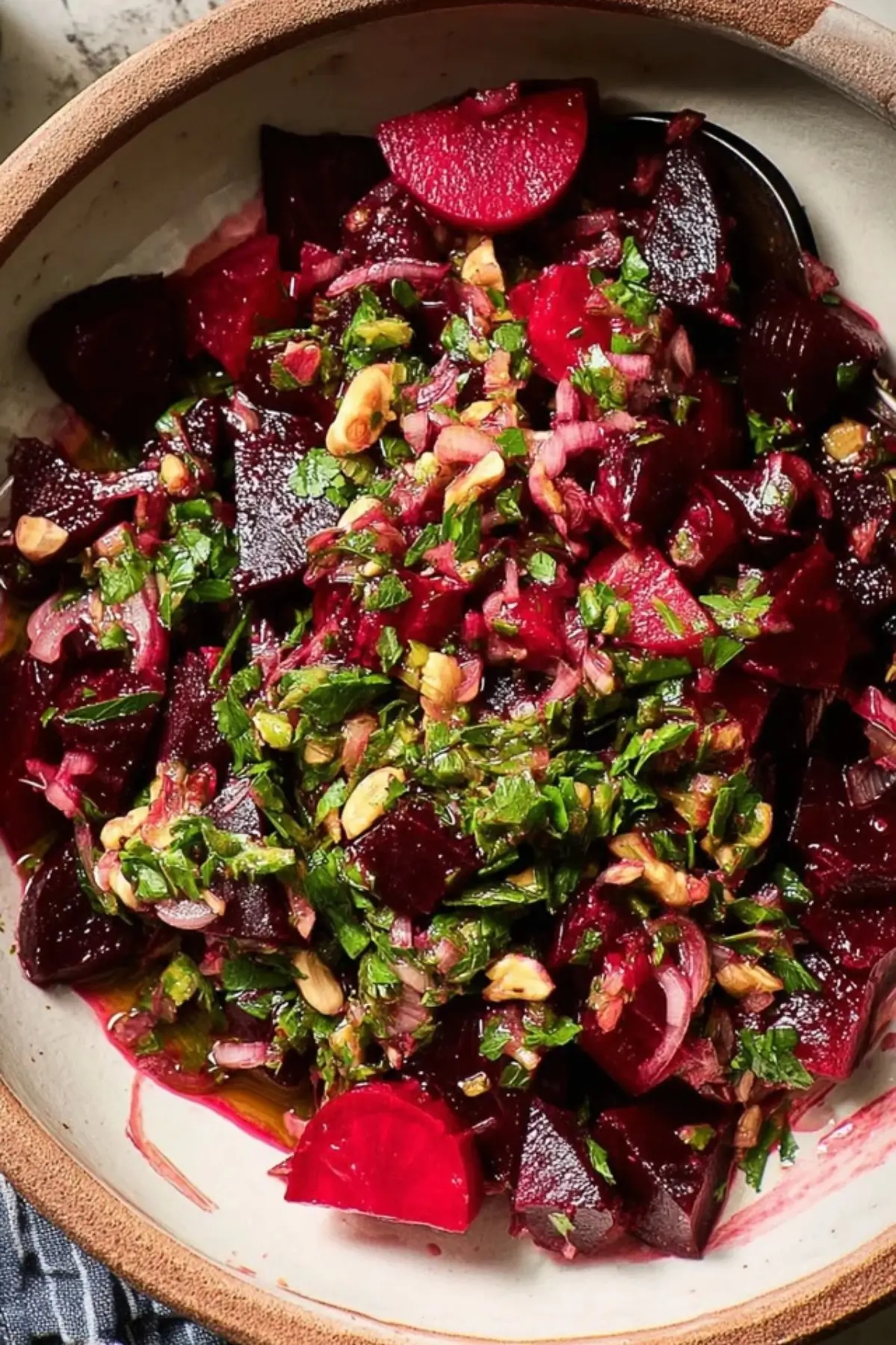 Rote Bete Salat mit Essig