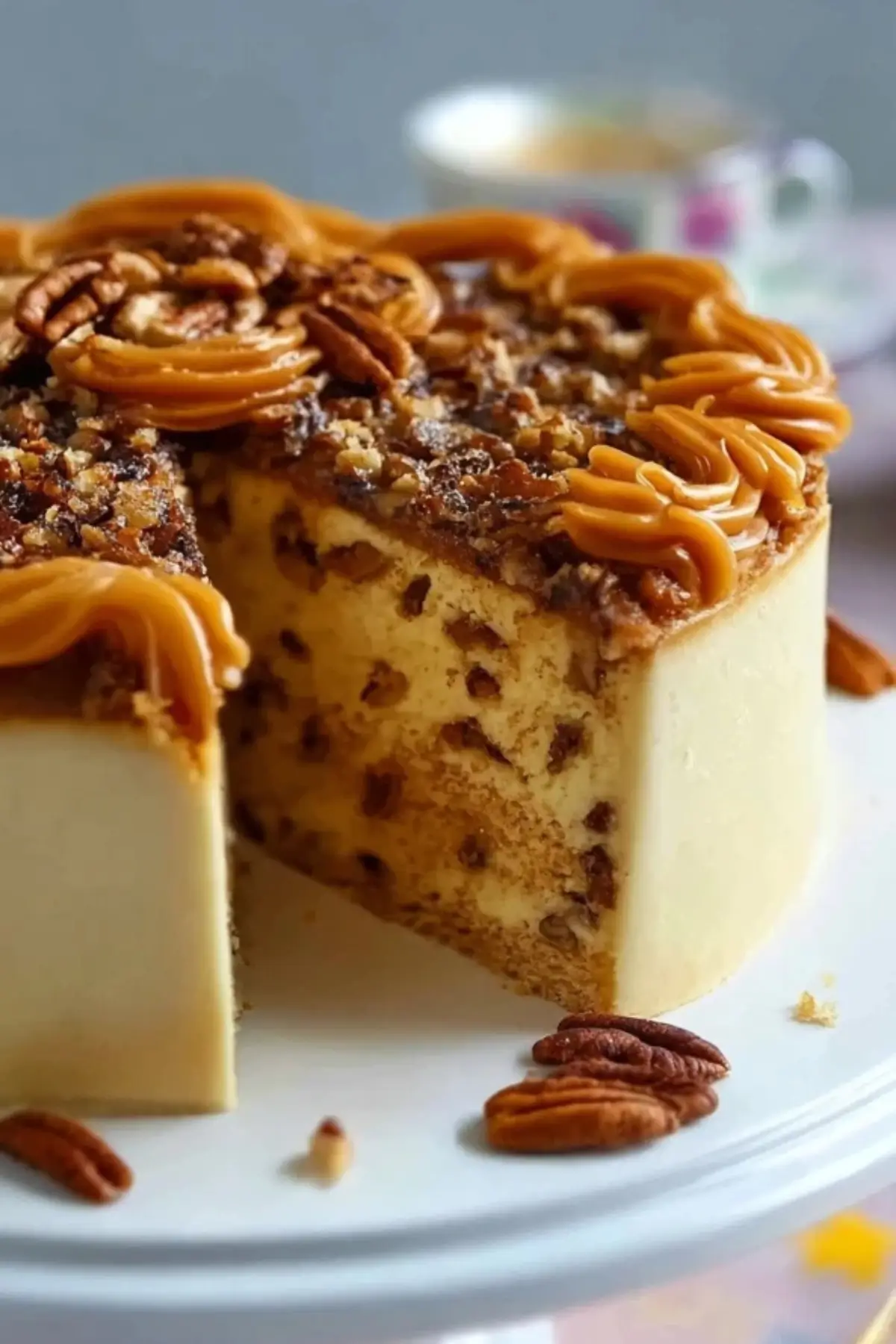 Toffee Pekan Karamellkuchen