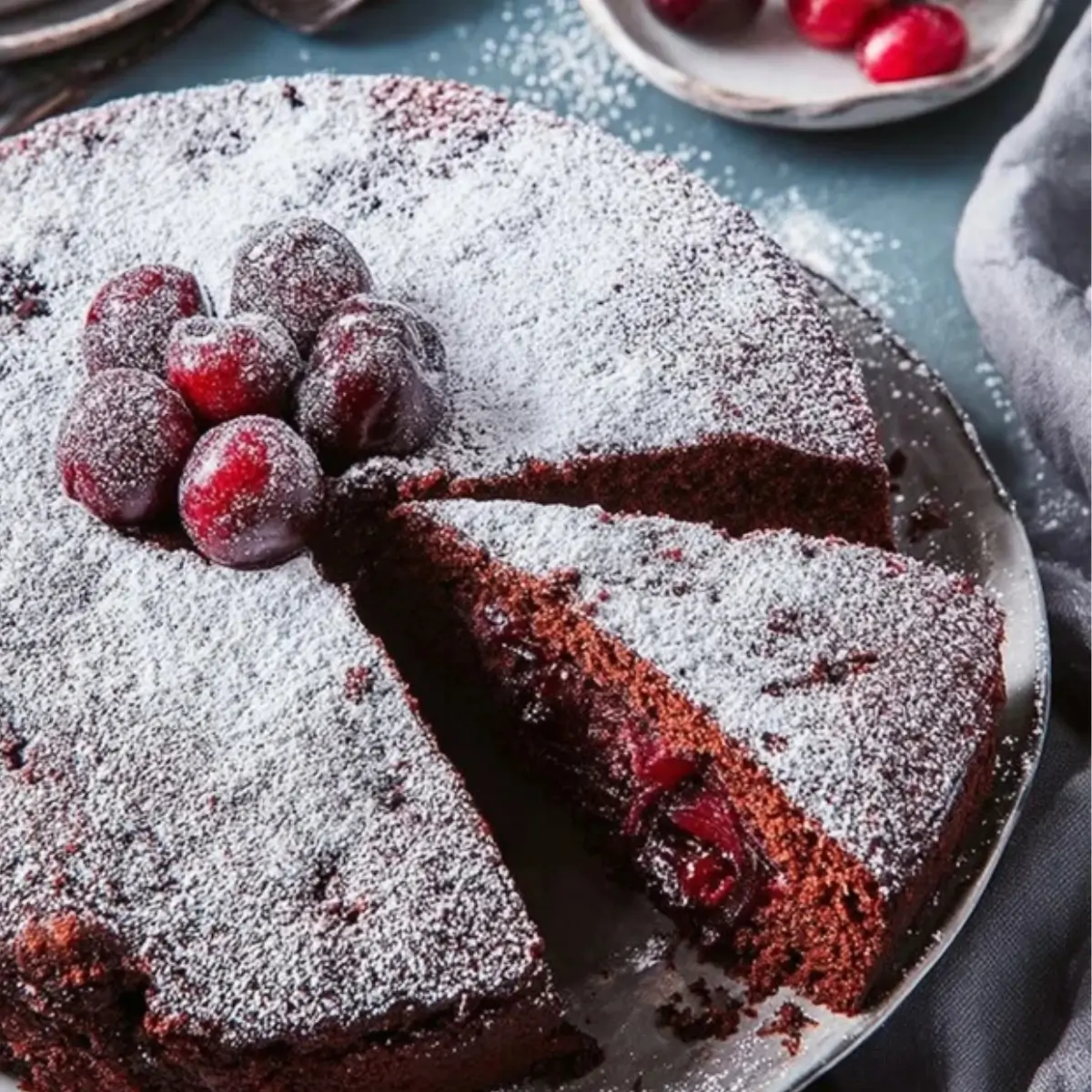 Erstaunlich Veganer Schoko Kirschkuchen Fotos