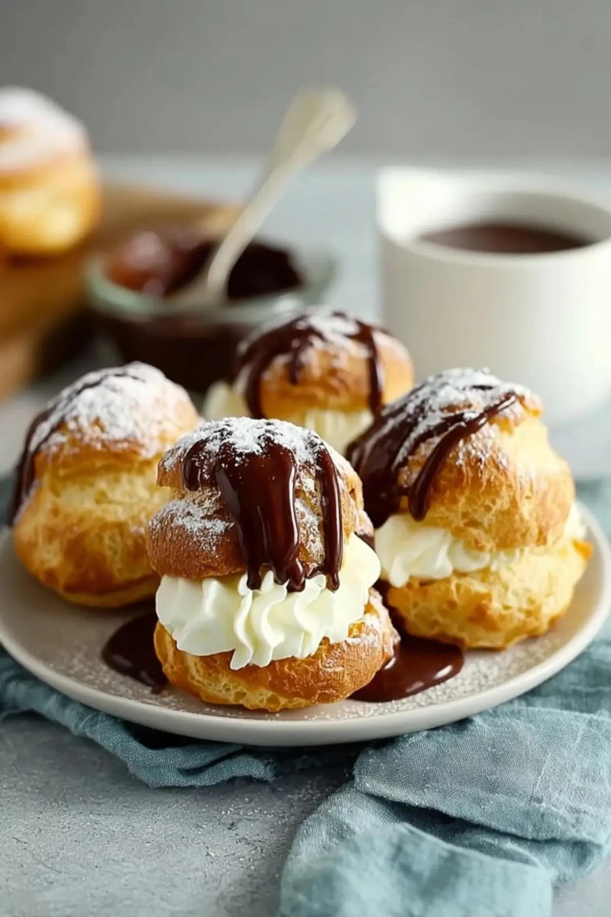 klassische Profiteroles
