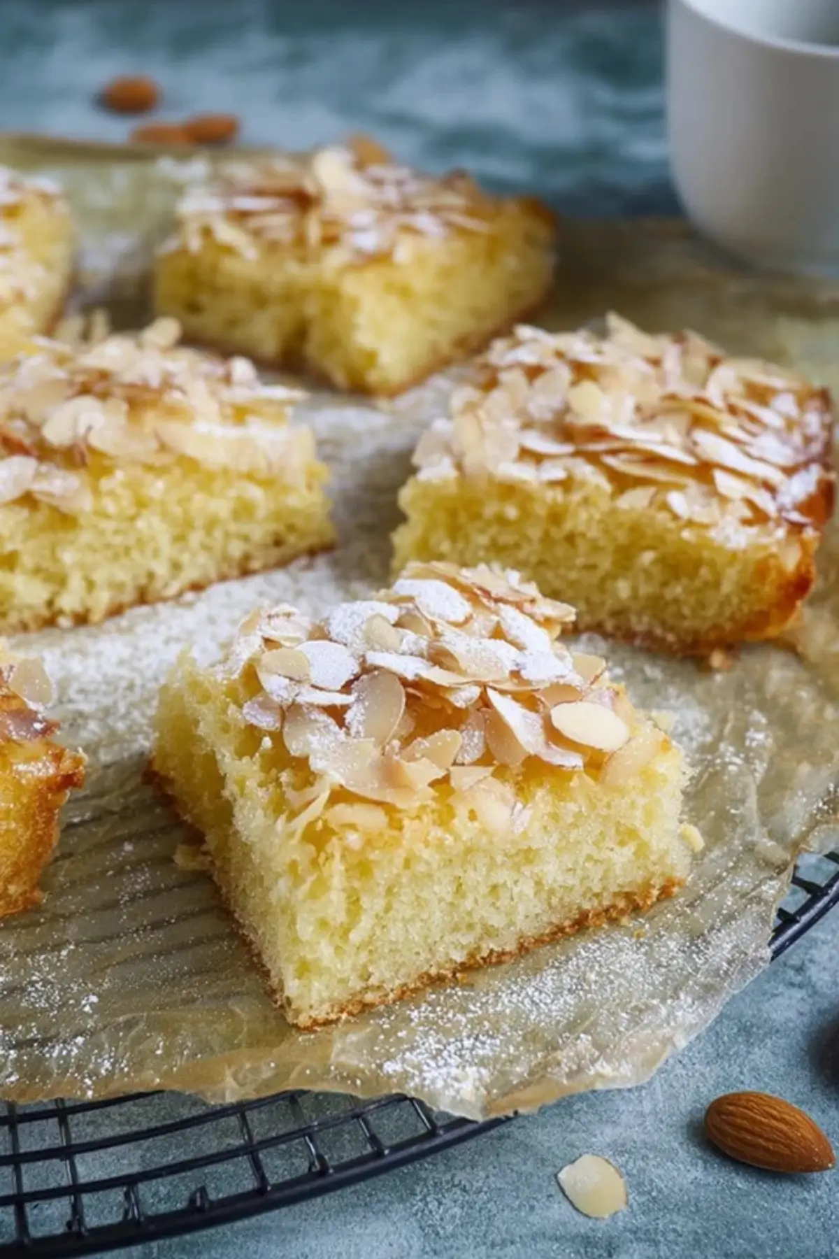 Buttermilchkuchen mit Mandeln