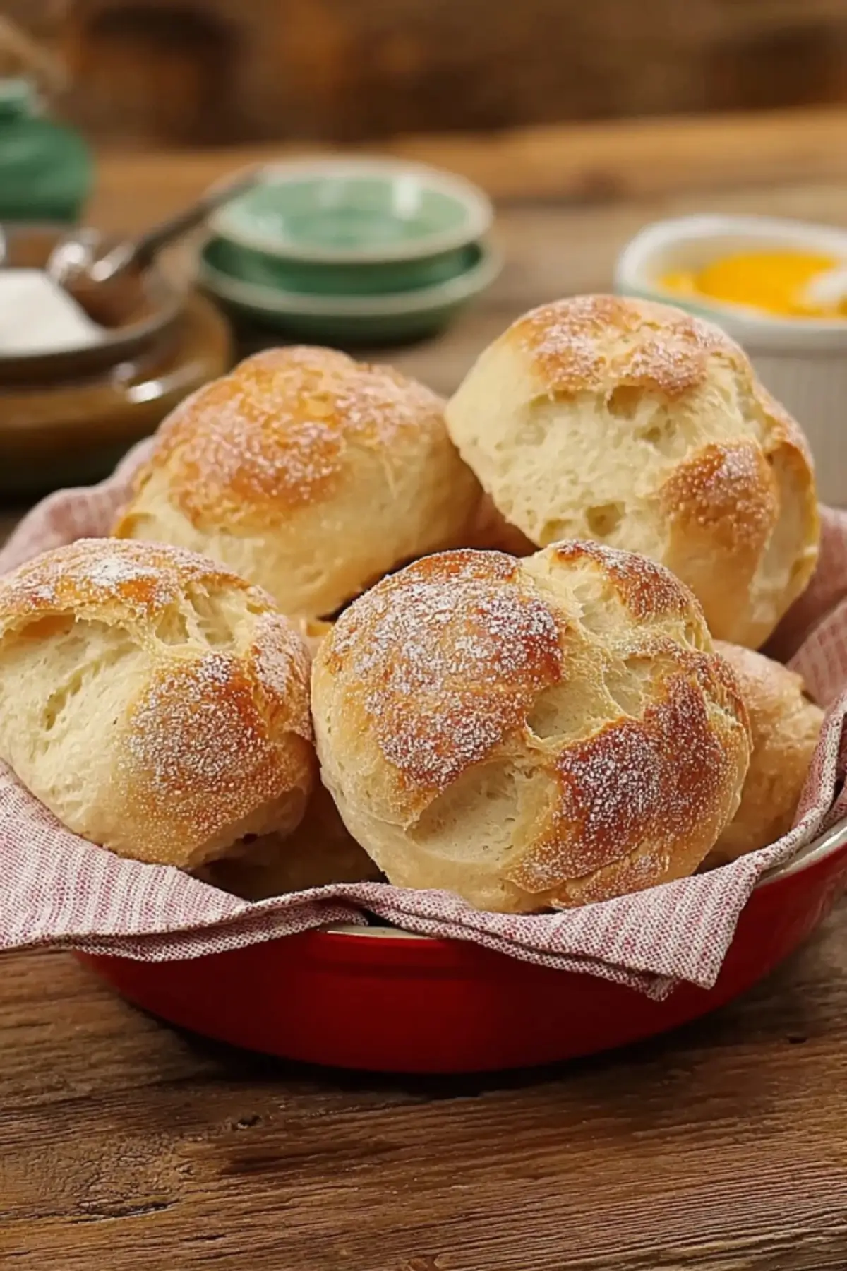 Dinkel Quark Brötchen