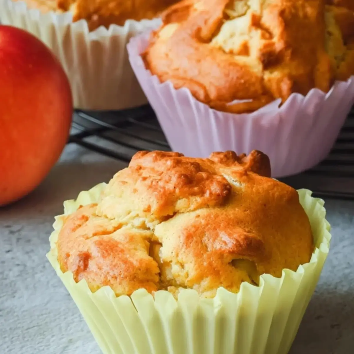 Himmlisch Saftig Sunde Frei Die Besten Apfelmuffins Ohne Zuckerfeed