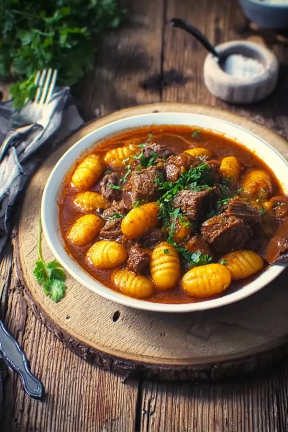 Gnocchi Gulasch Topf