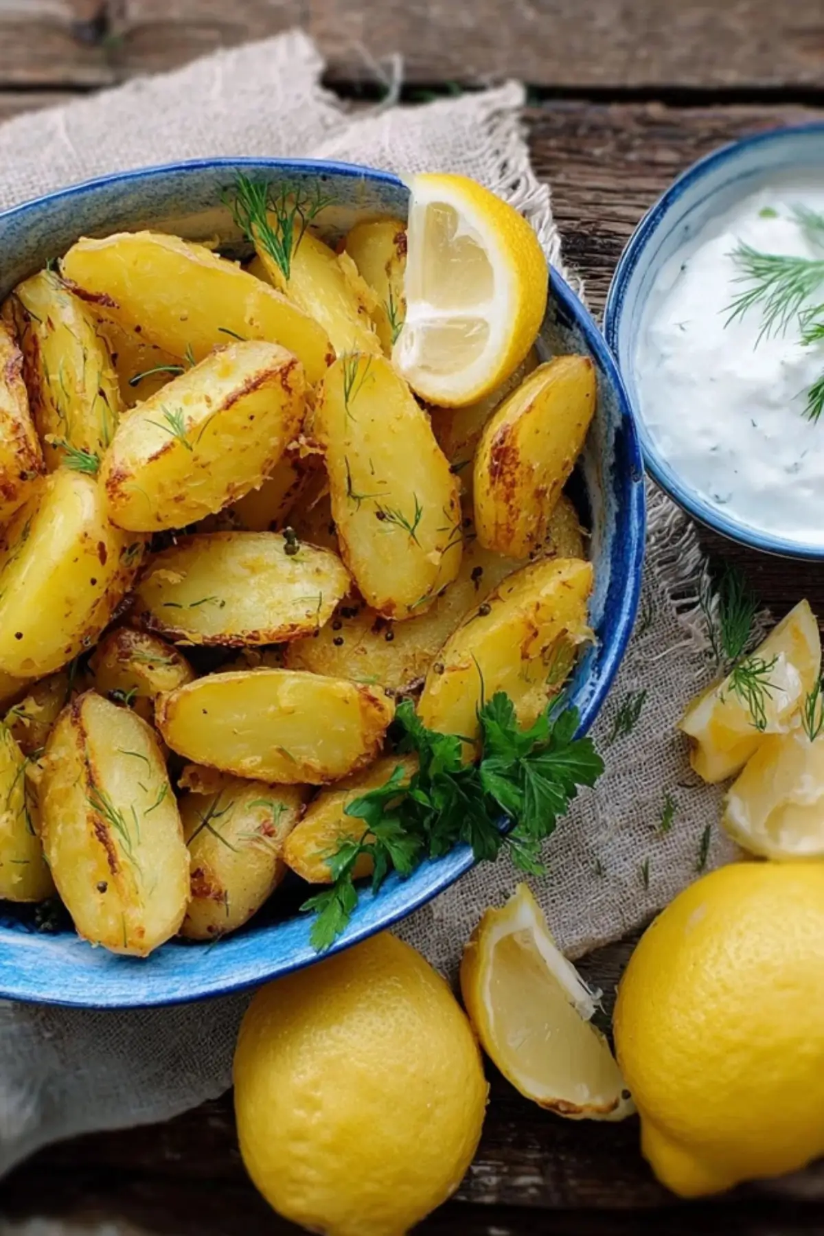 Griechische Kartoffeln mit Zitrone