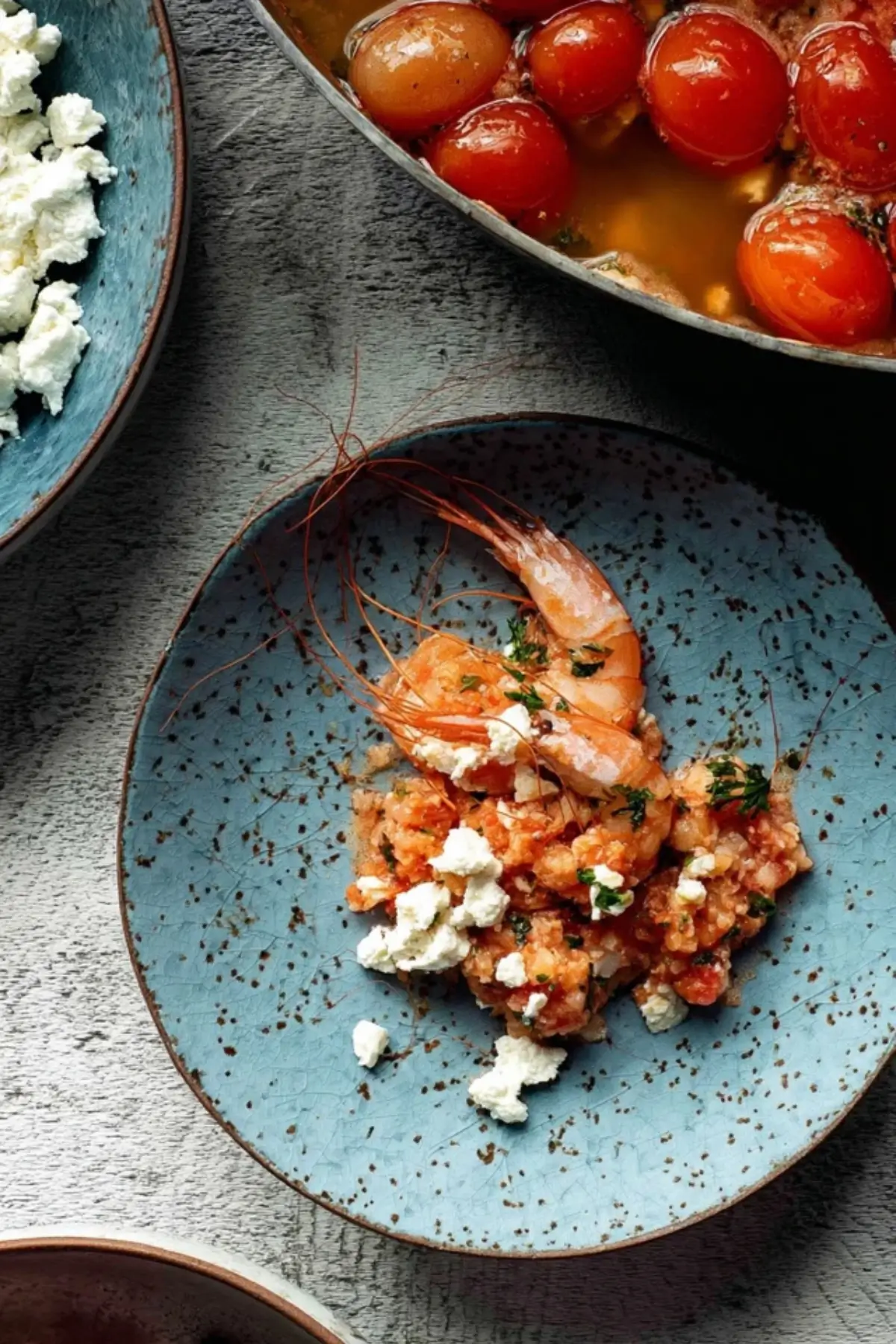 Griechisches Garnelen