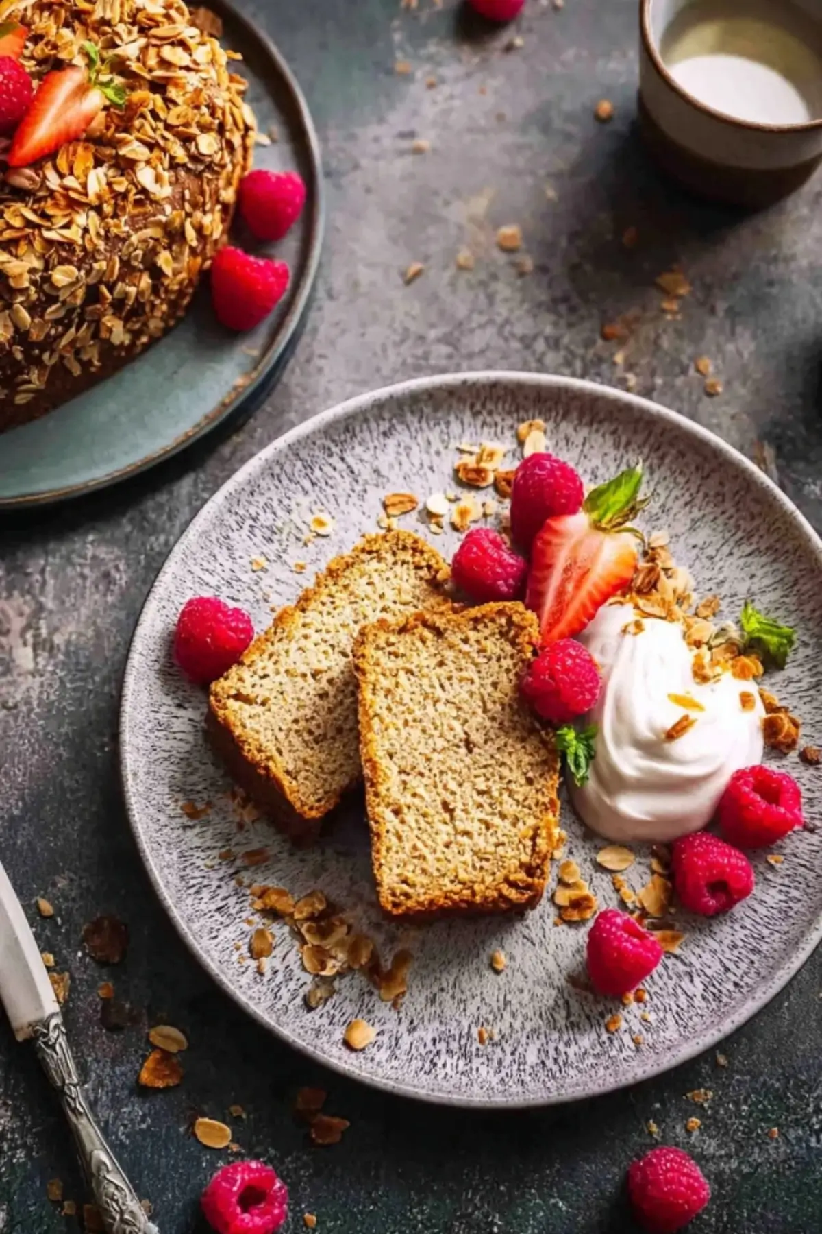 Haferflockenkuchen ohne Zucker und Mehl