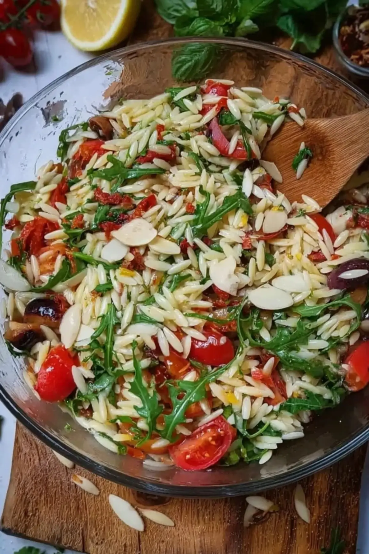 Italienisches Orzo Salat