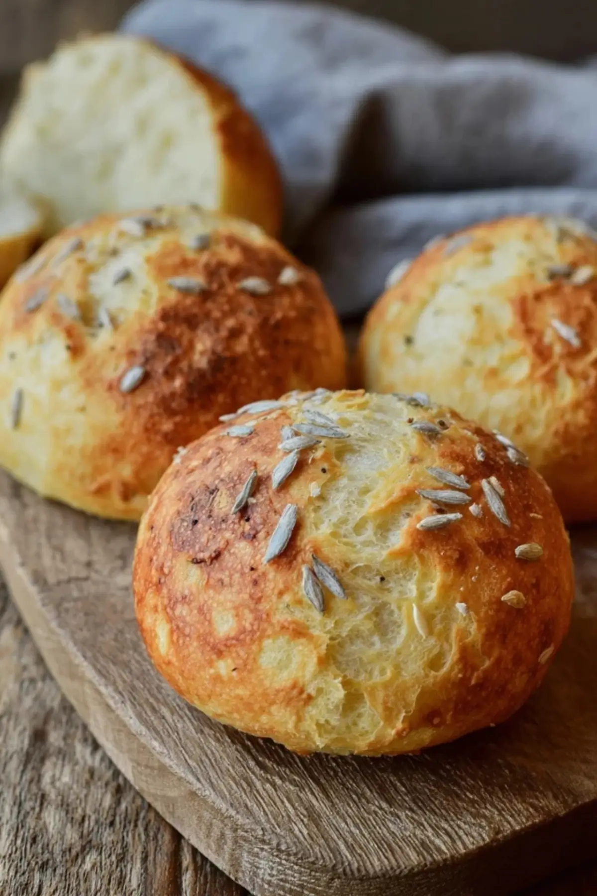 Kalorienarme Quarkbrötchen