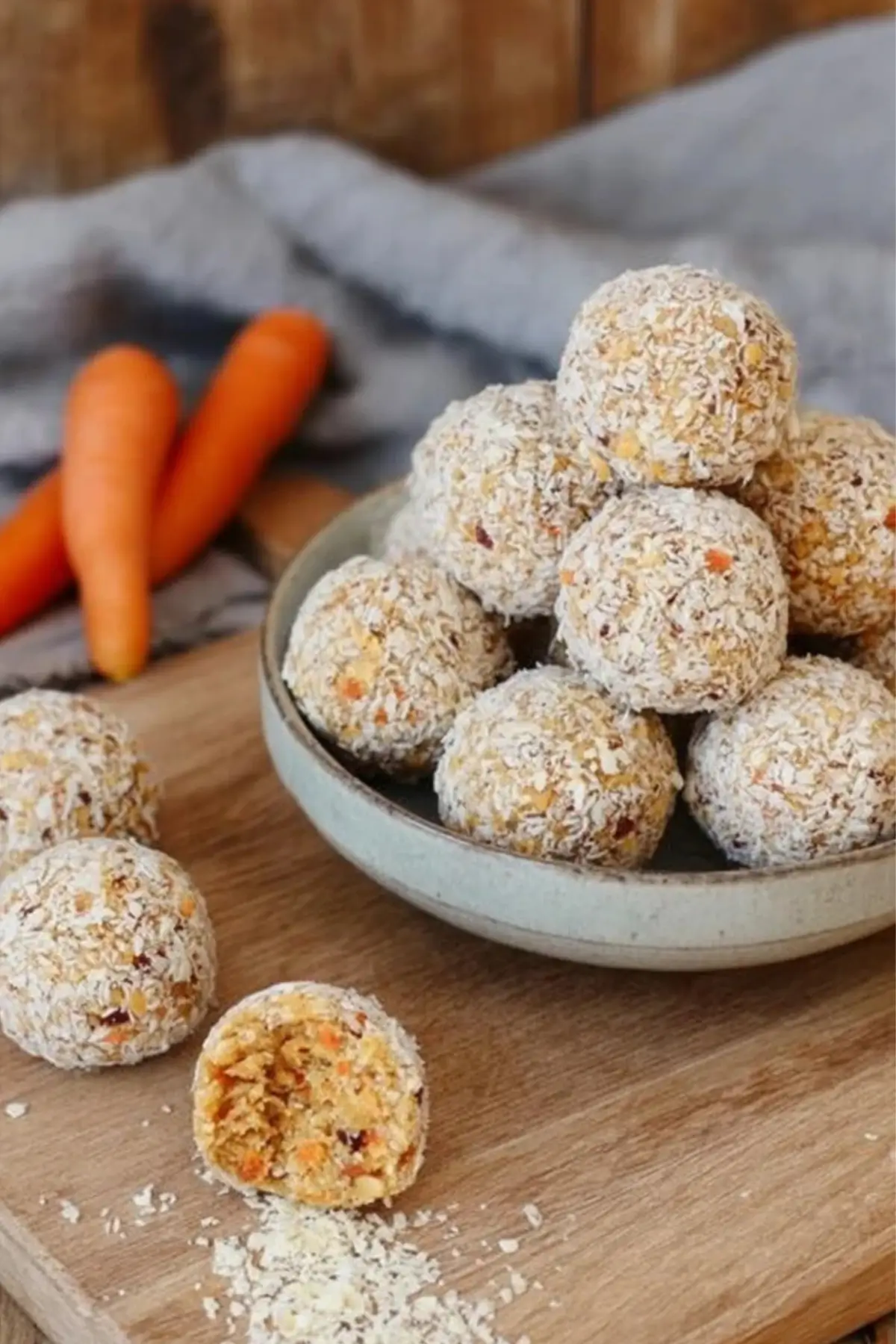 Karottenkuchen Energiebällchen
