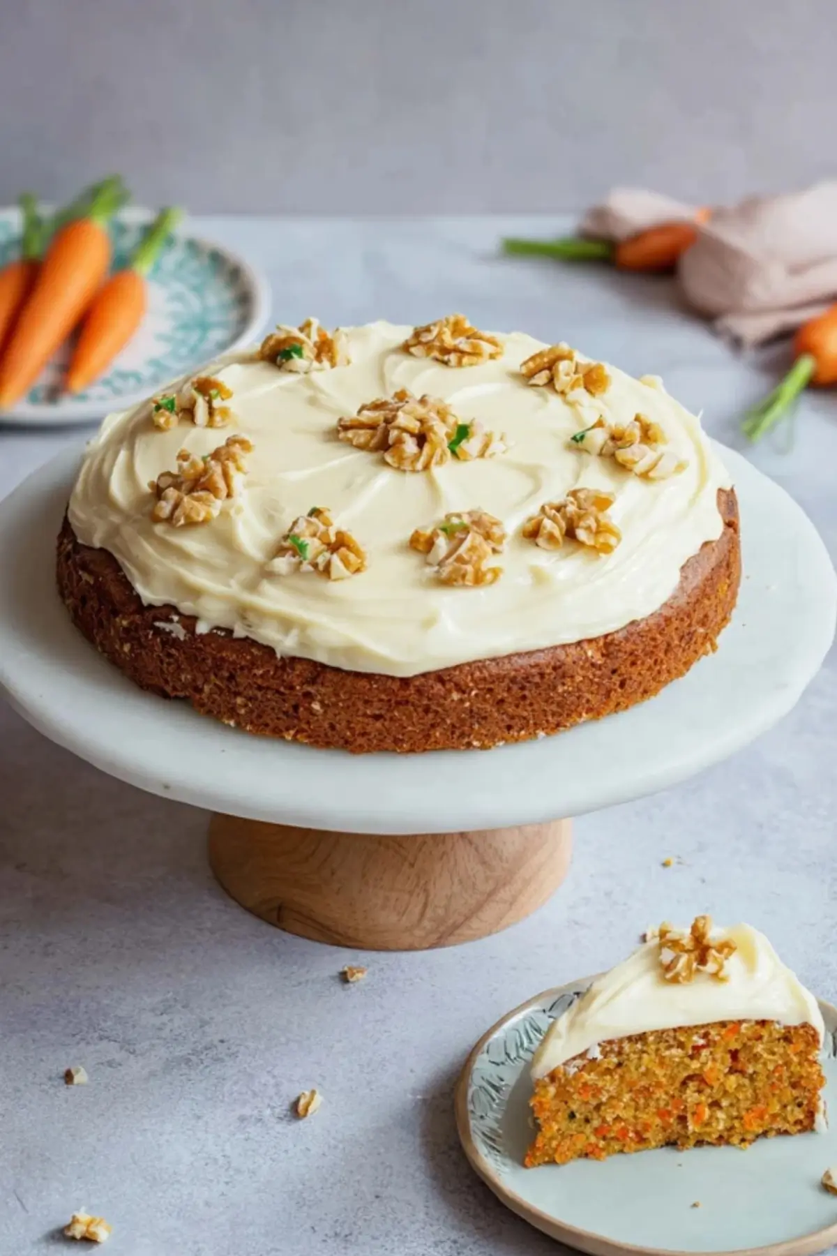 Karottenkuchen mit Frischkäse Frosting