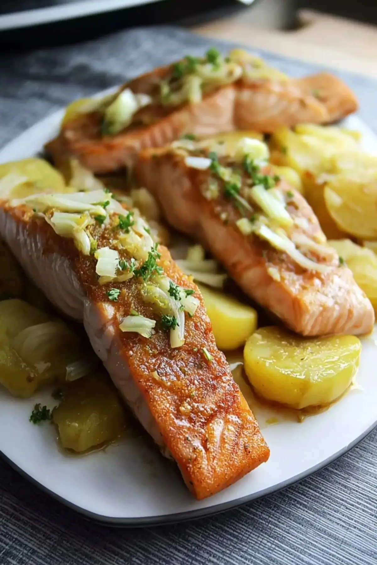 Lachs mit Honigkruste