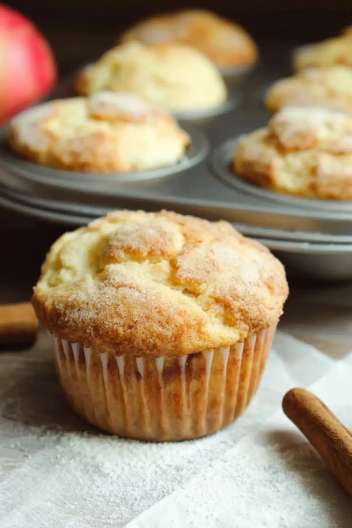 Muffins mit Apfelmus ohne Zucker