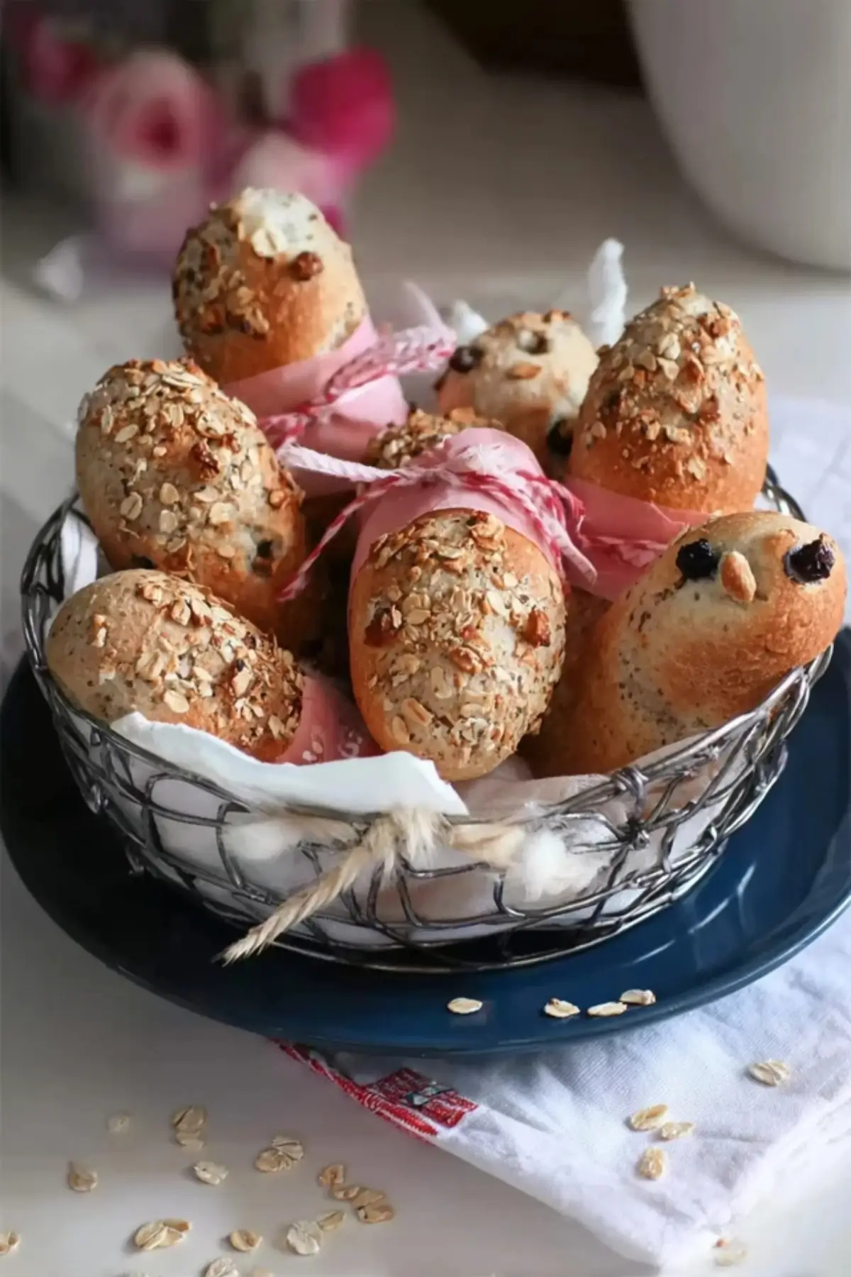 Quark Müslistangen mit Haferflocken & Dinkel