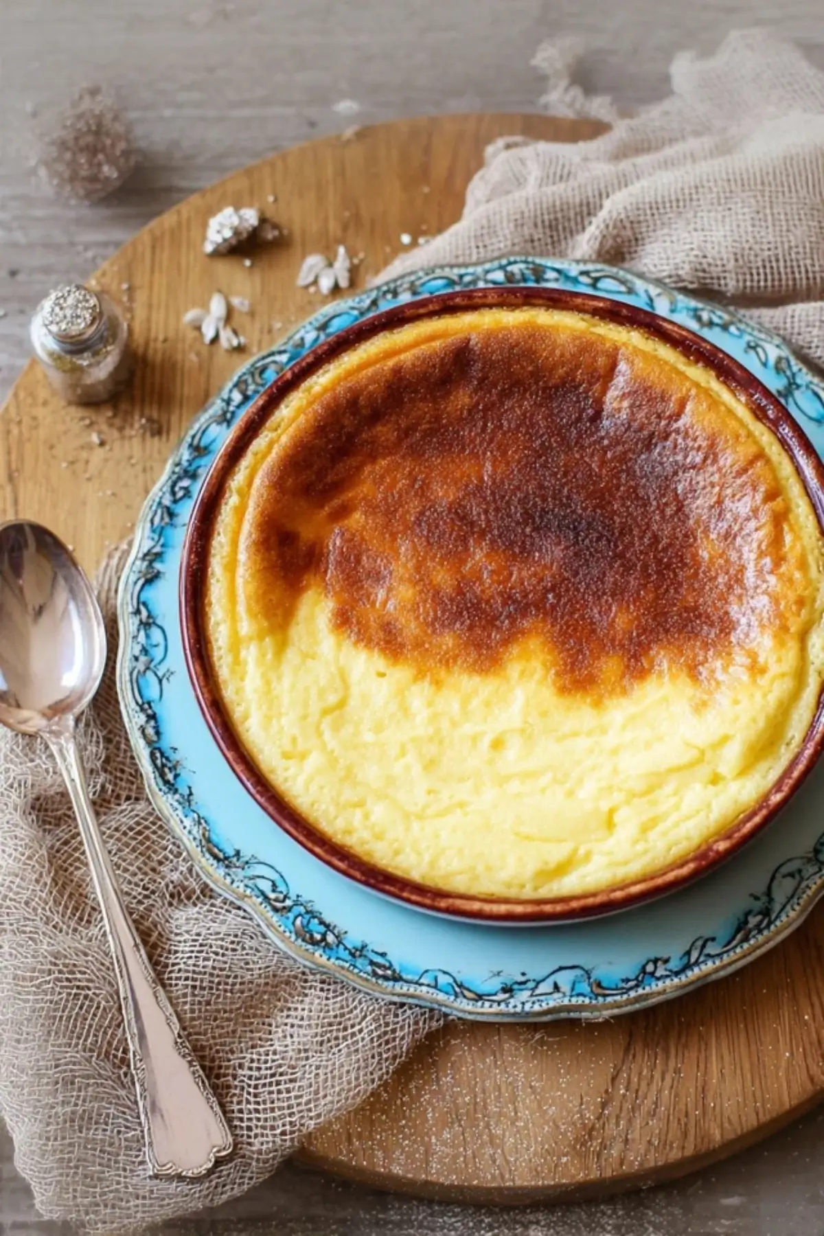 Quarkauflauf mit Vanillepuddingpulver