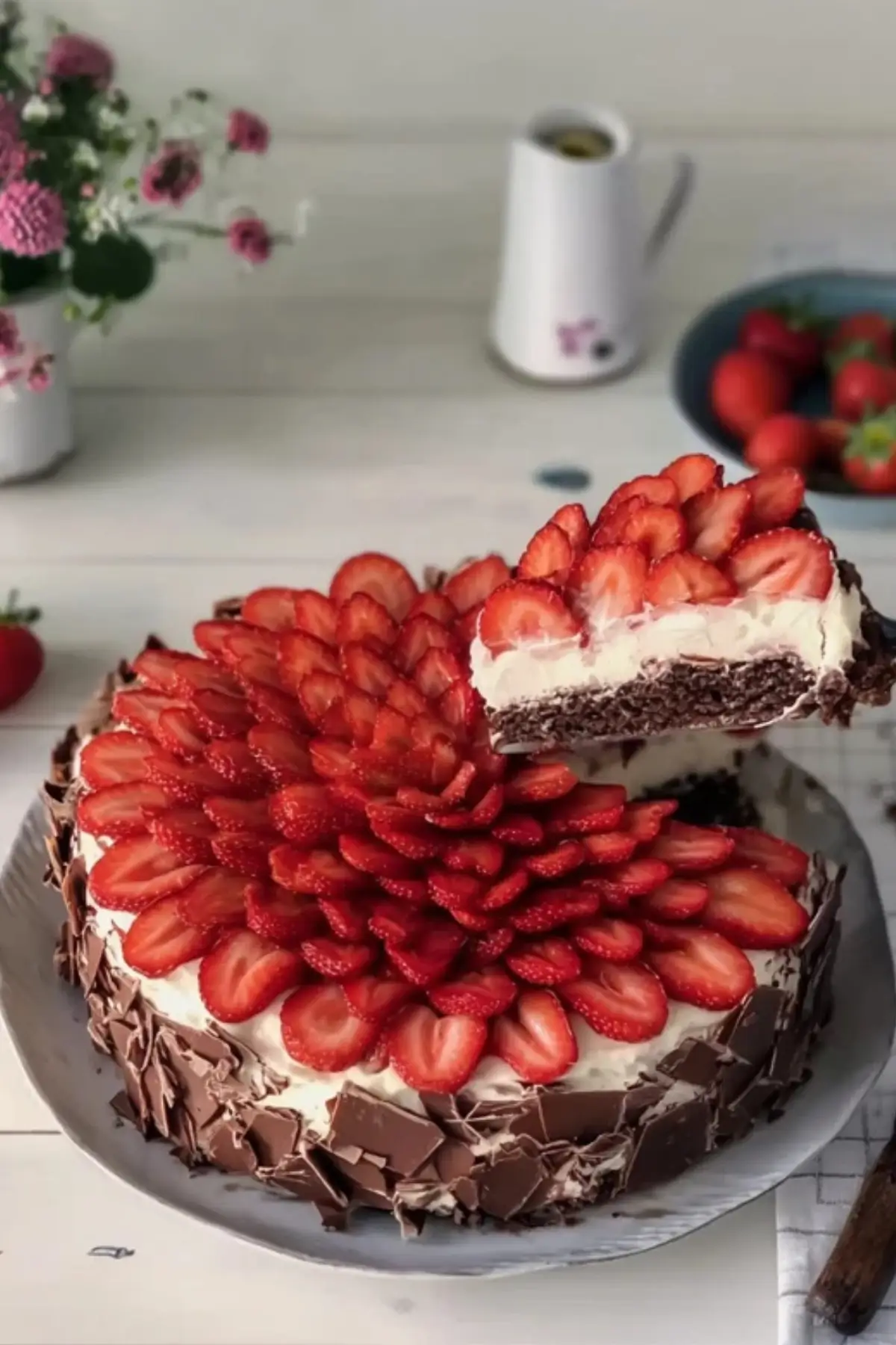 Schwarzwälder Erdbeertorte