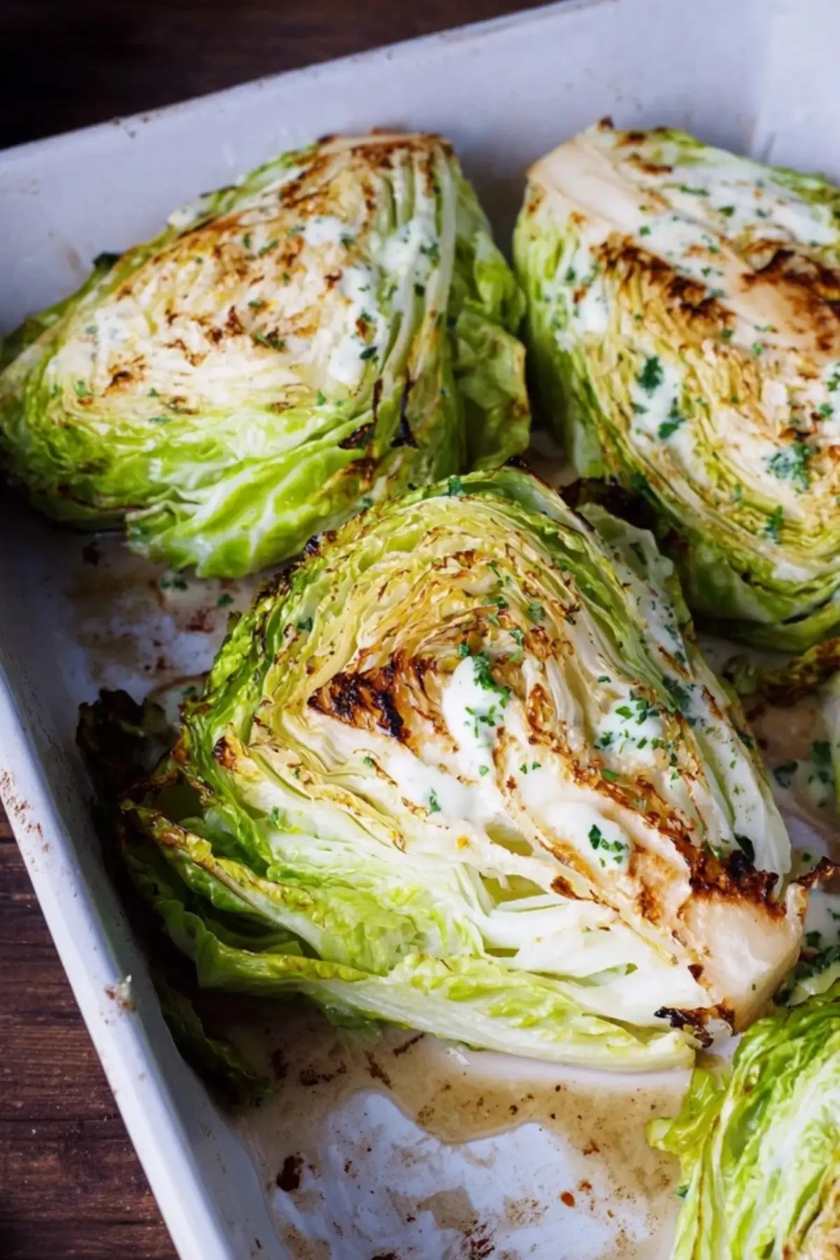 Spitzkohl aus dem Ofen