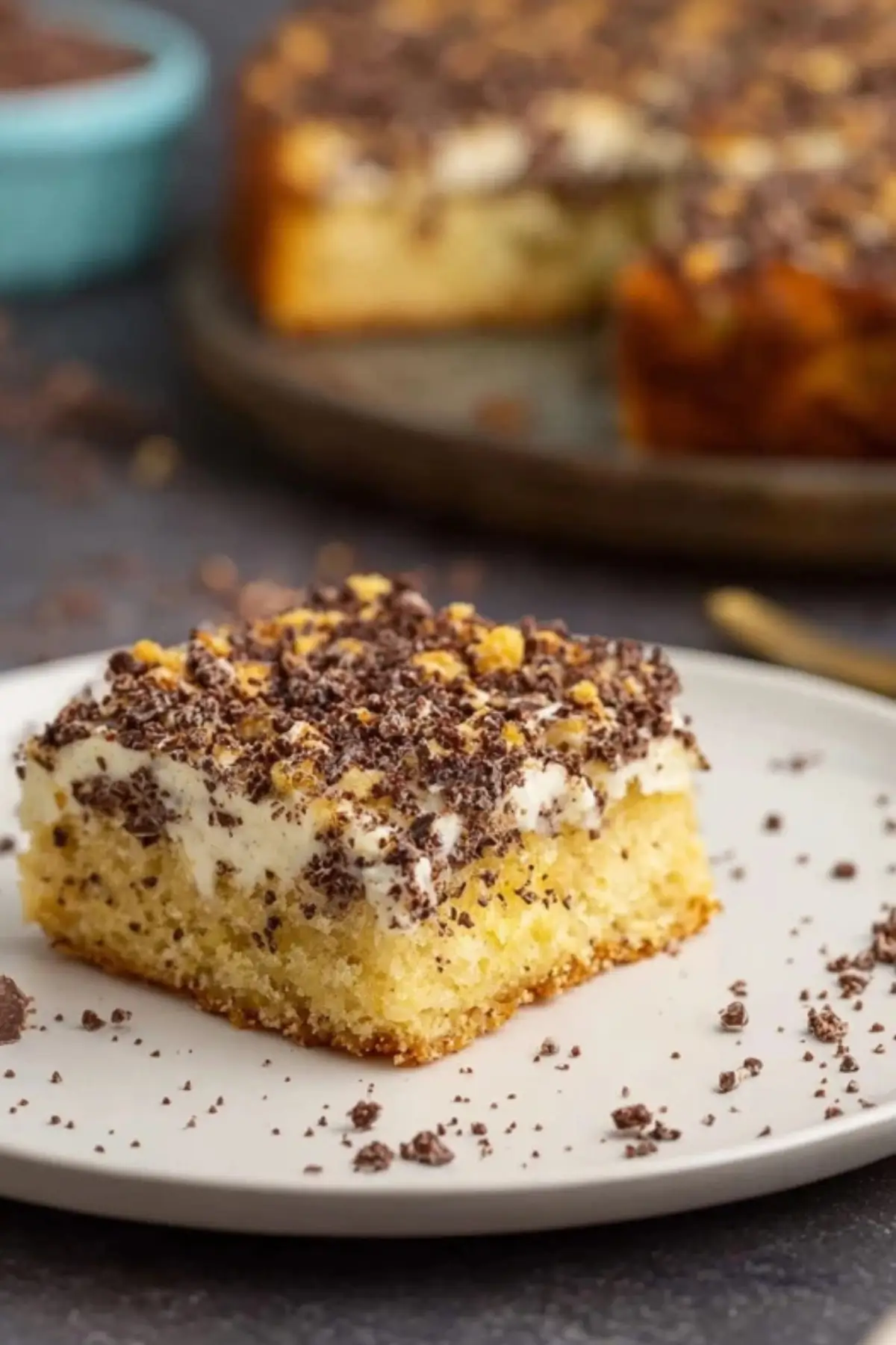 kuchen vom Blech mit Schokostreuseln