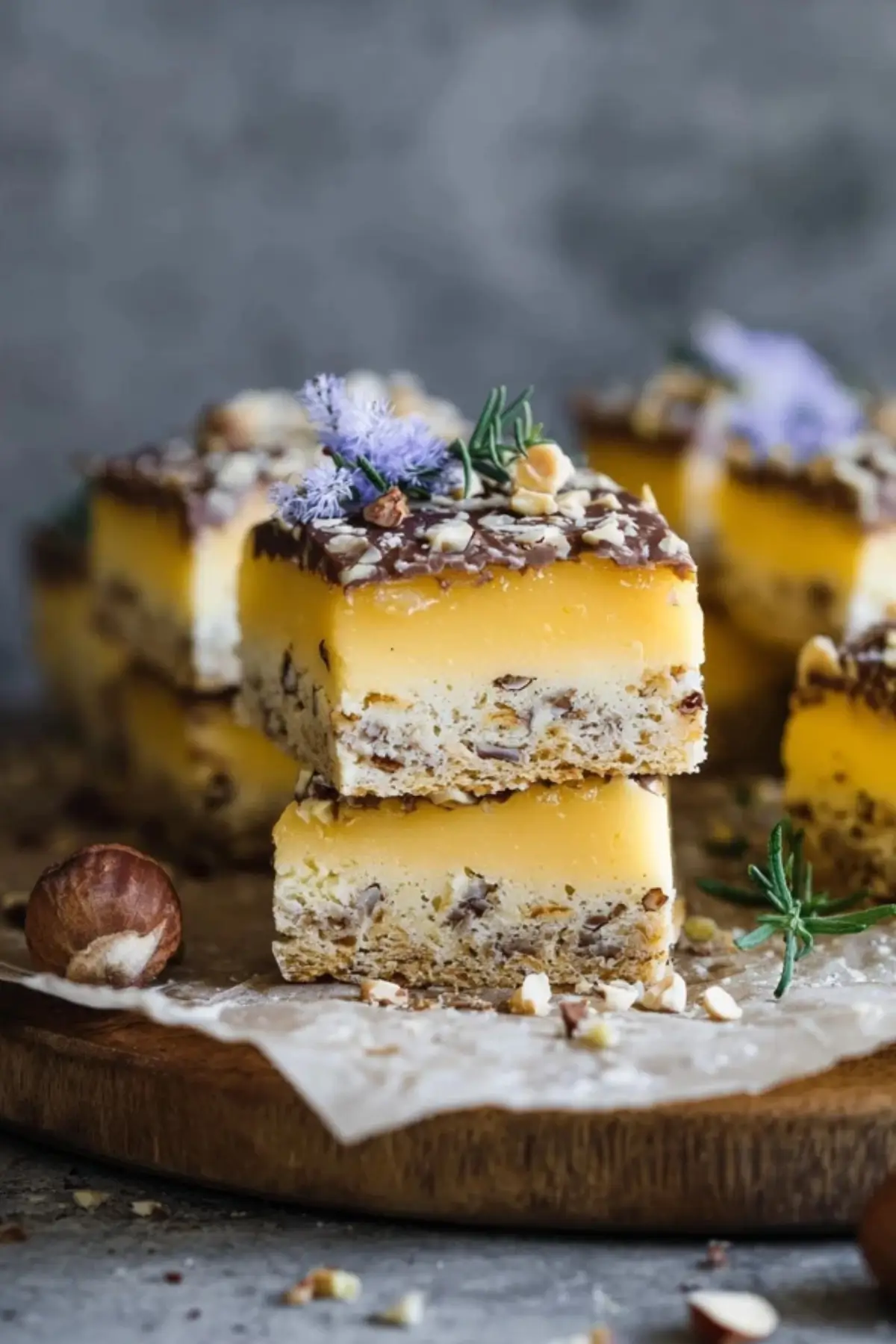 Aprikosen Haselnuss Schnitten