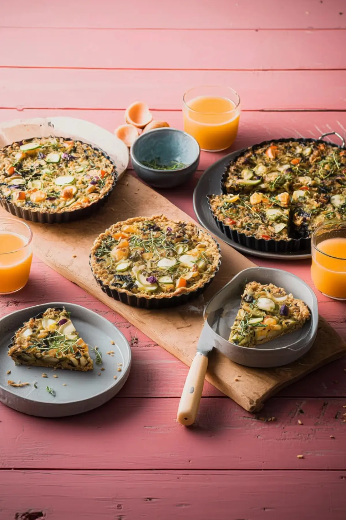 Gemüse Kräuter Tarte