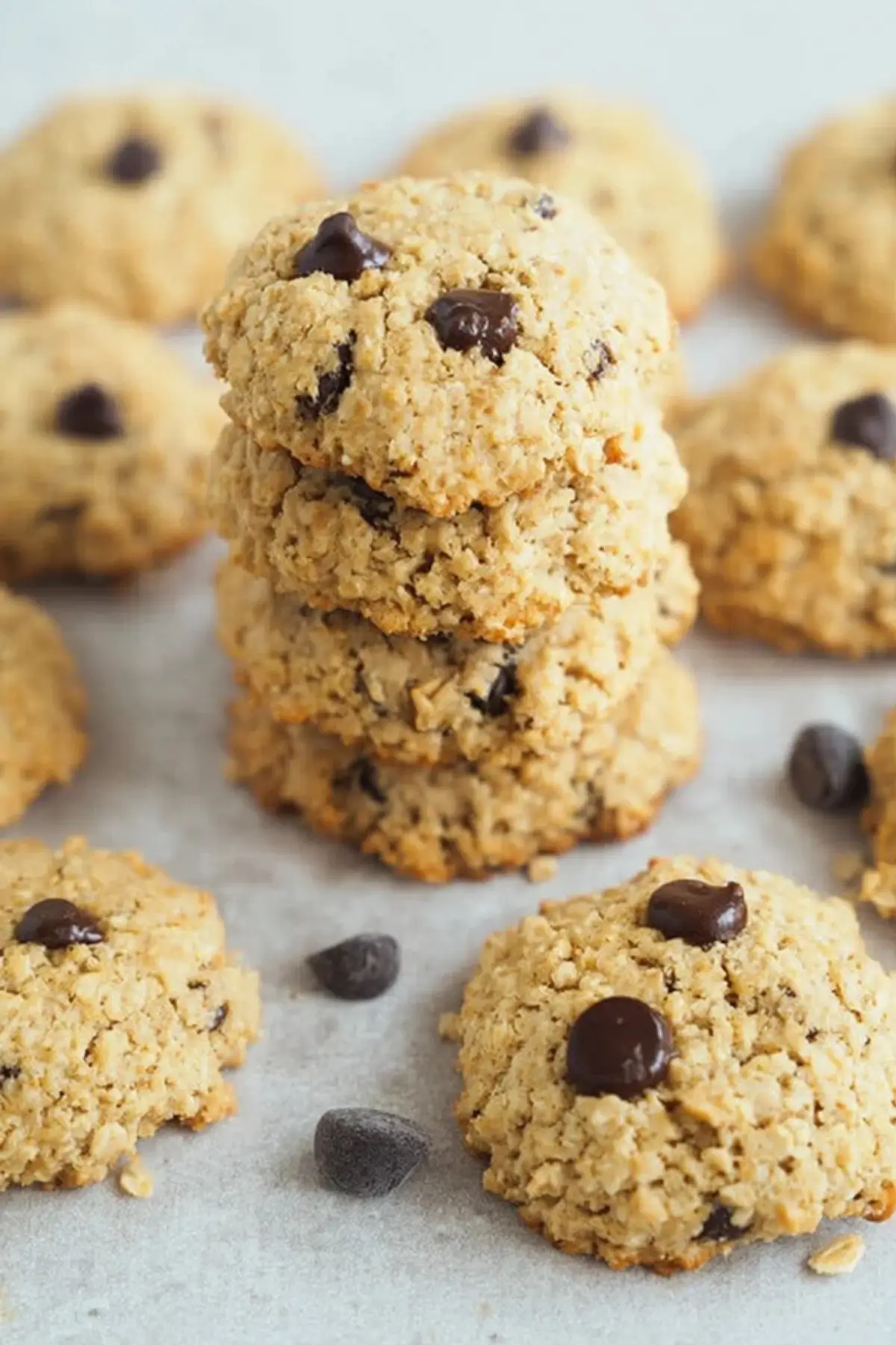 Haferflocken Cookies mit Schokolade